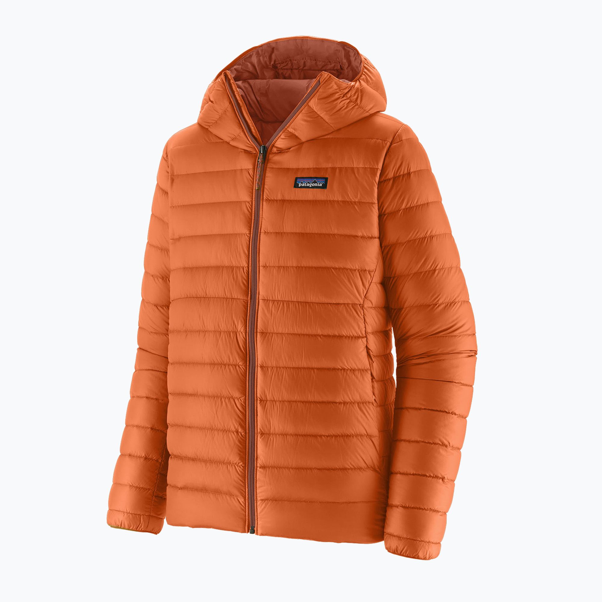 Kurtka puchowa męska Patagonia Down Sweater Hoody redtail rust 