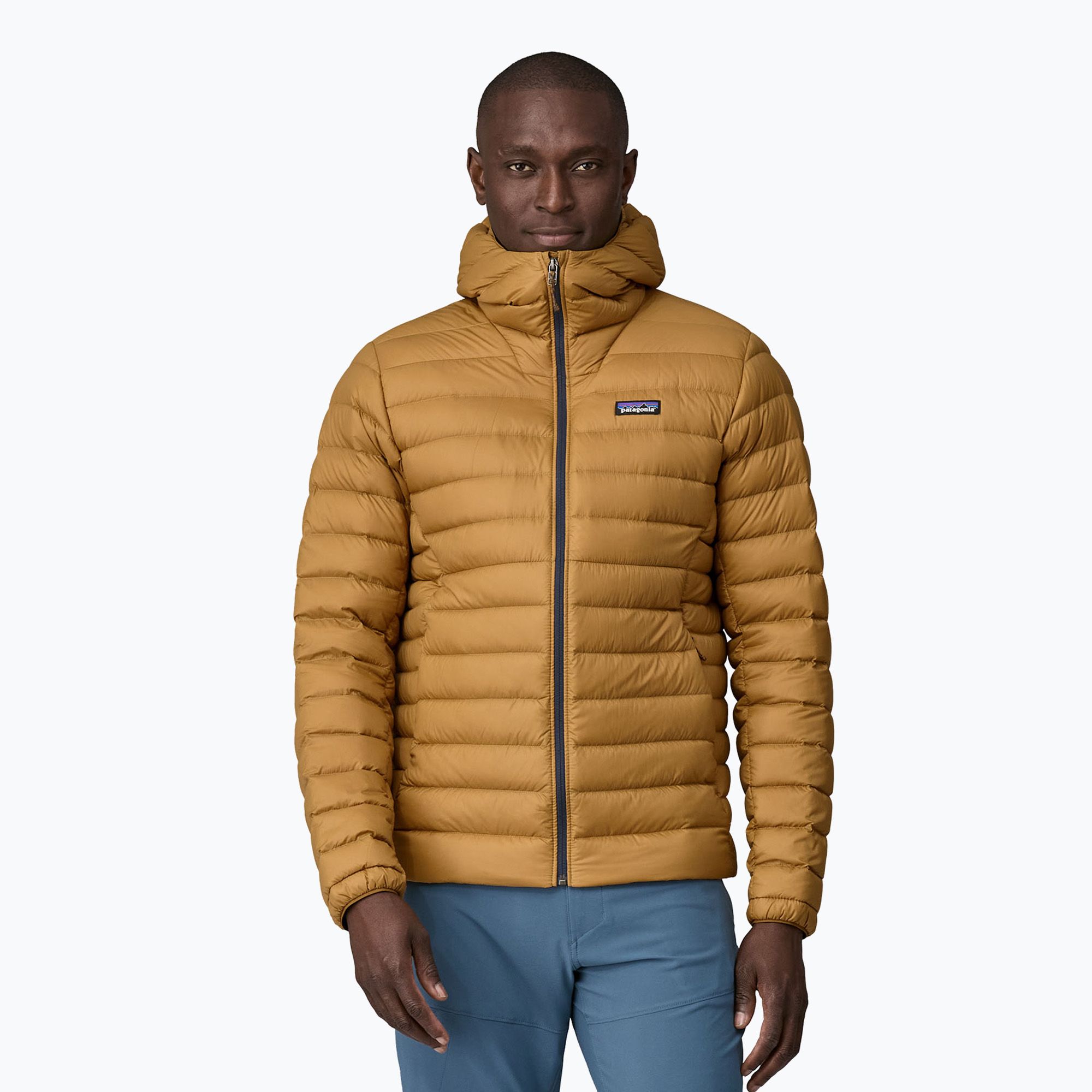 Kurtka puchowa męska Patagonia Down Sweater Hoody rapotor brown 