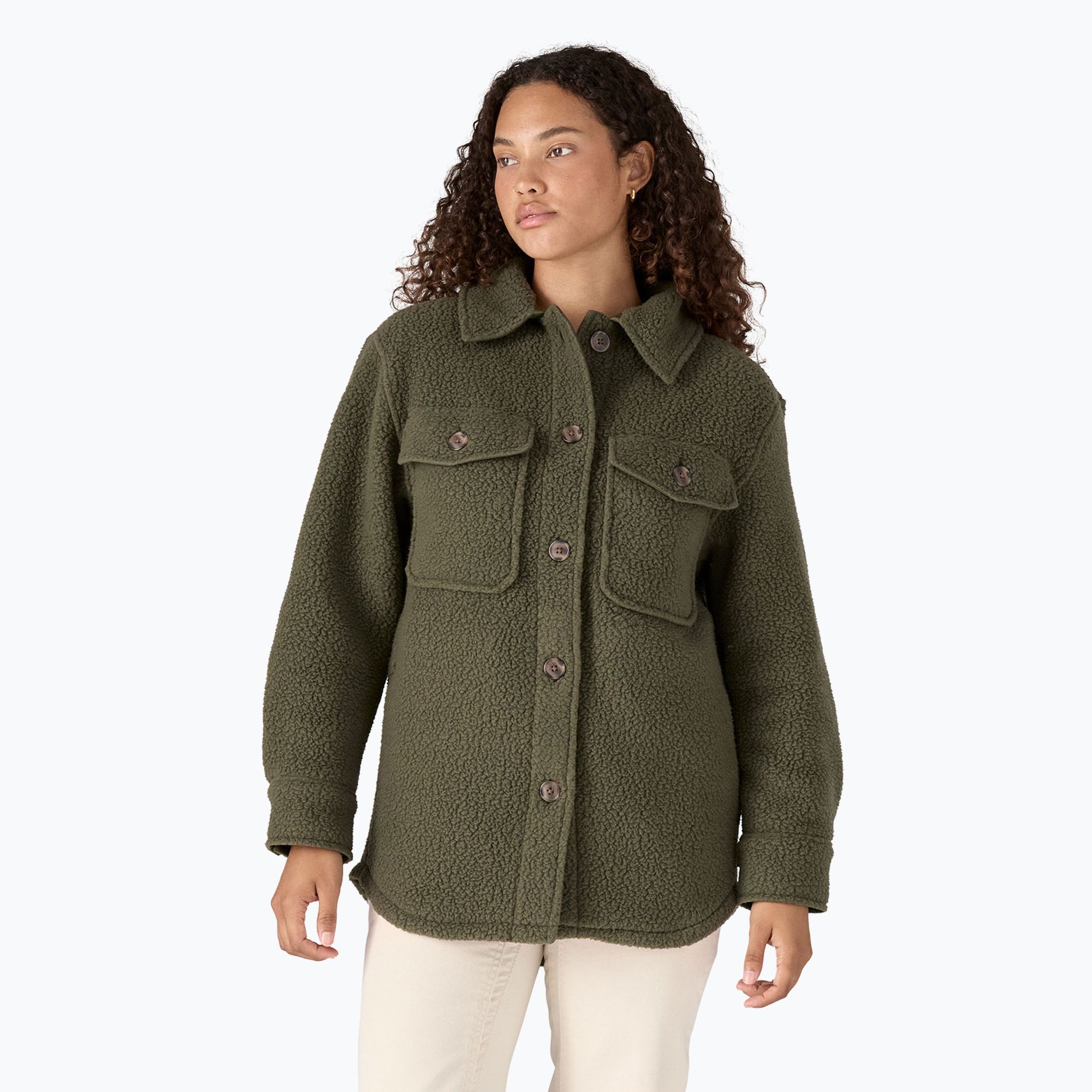 Kurtka damska Patagonia Retro Pile Shacket pine needle green 