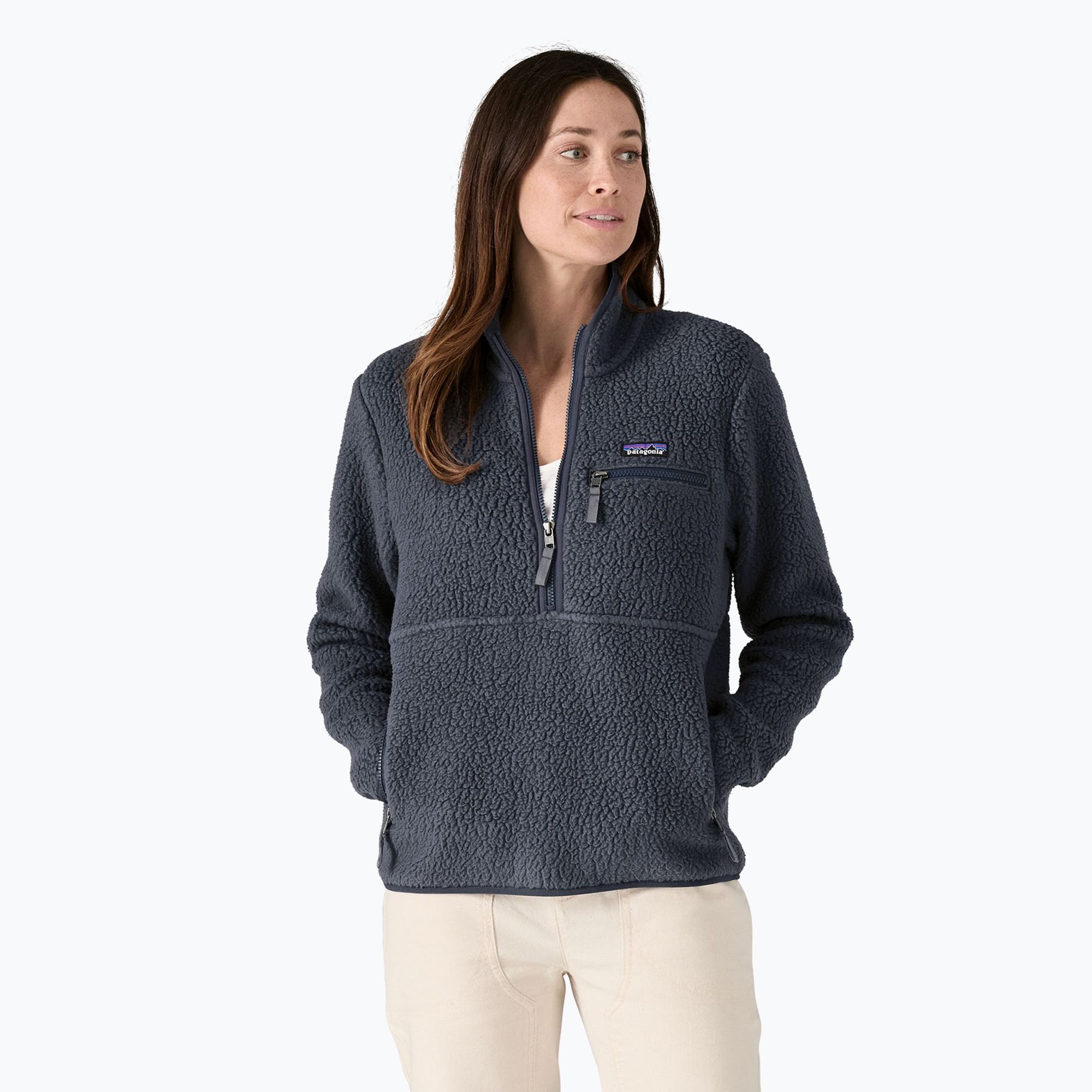 Bluza polarowa damska Patagonia Retro Pile Marsupial smolder blue 