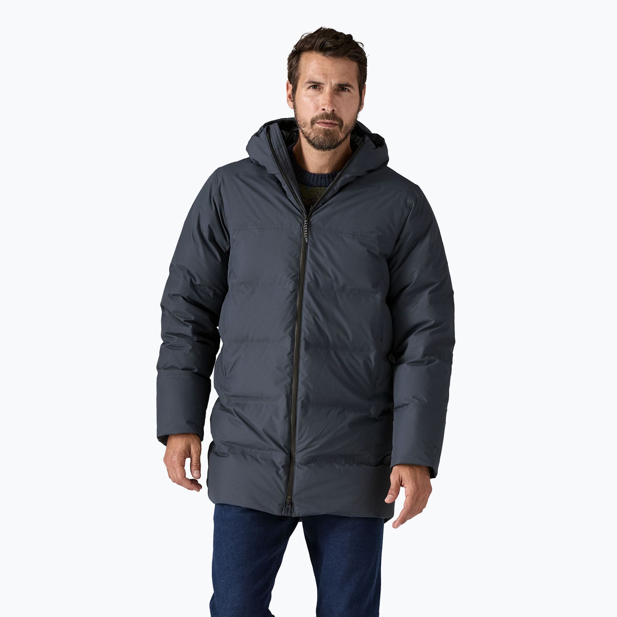 Kurtka puchowa męska Patagonia Jackson Glacier Parka smolder blue 