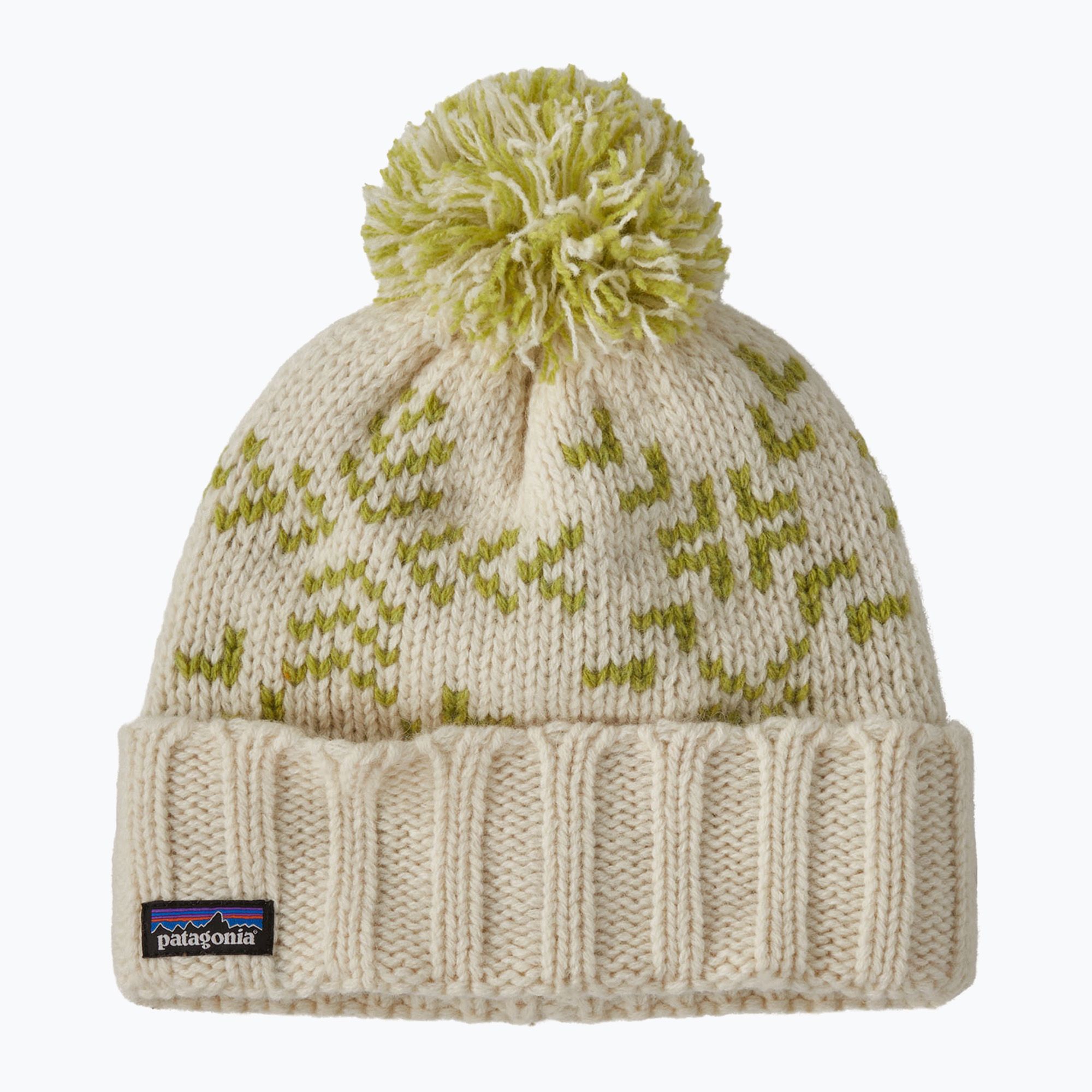 Czapka zimowa Patagonia Snowbelle evergreen flakes/birch white 