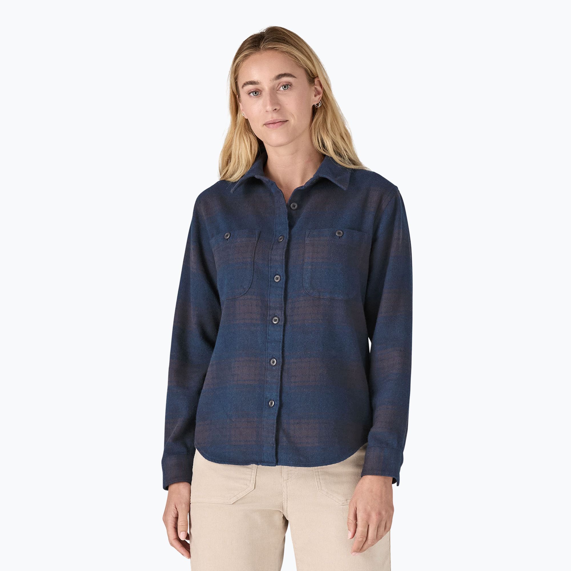 Koszula damska Patagonia Fjord Flannel cascade tidepool blue 