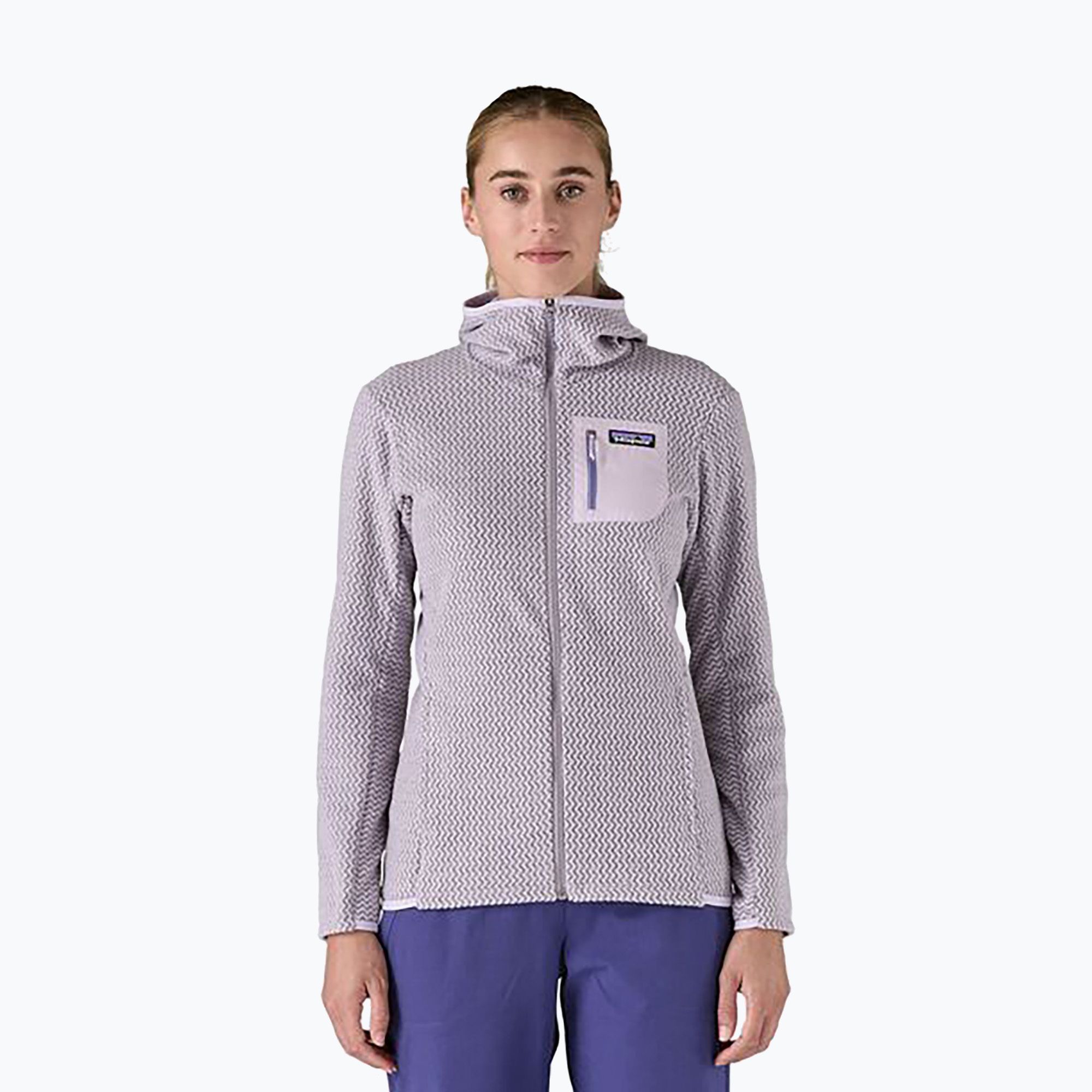 Bluza trekkingowa damska Patagonia R1 Air Full-Zip foxglove purple 
