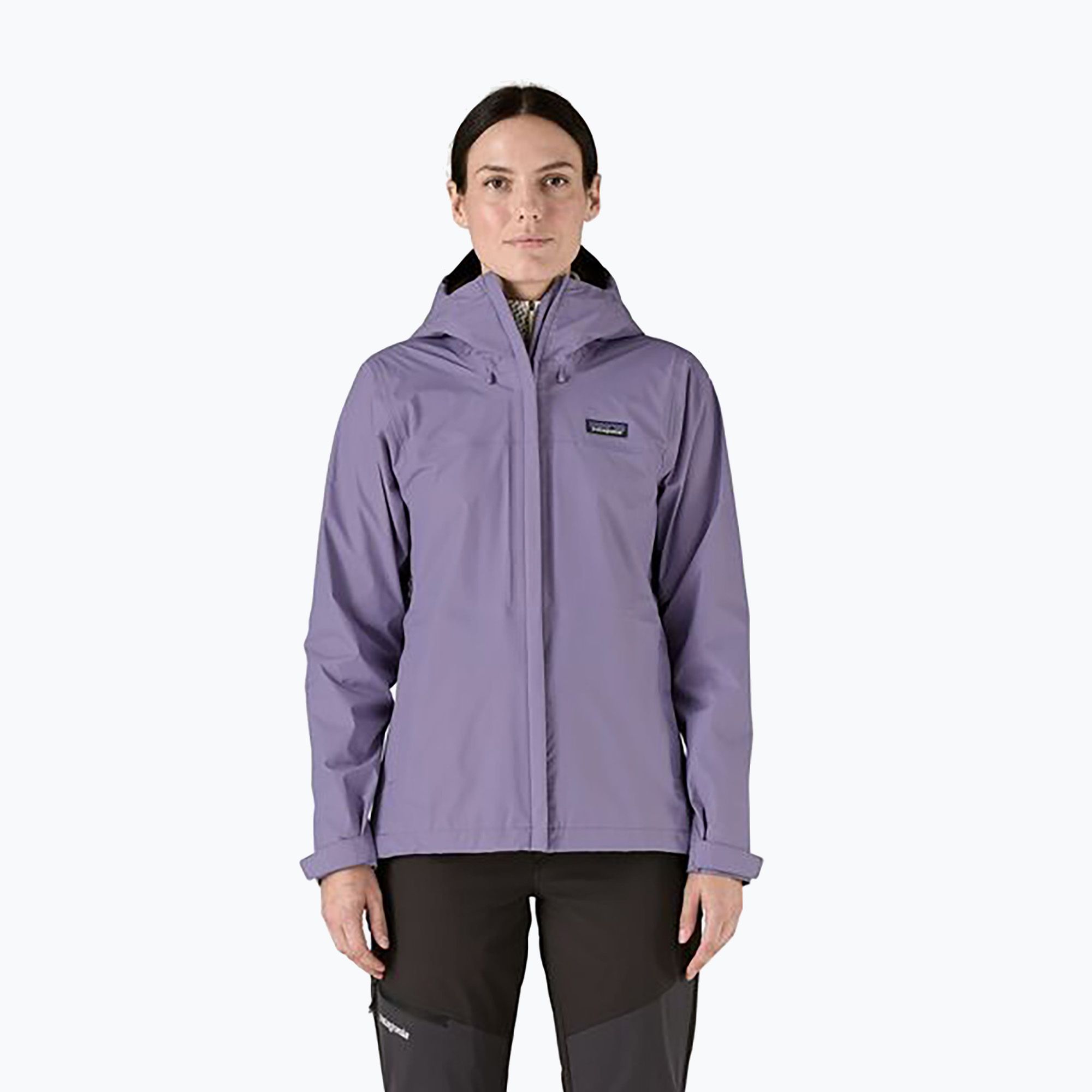 Kurtka przeciwdeszczowa damska Patagonia Torrentshell 3L Rain concrete purple 
