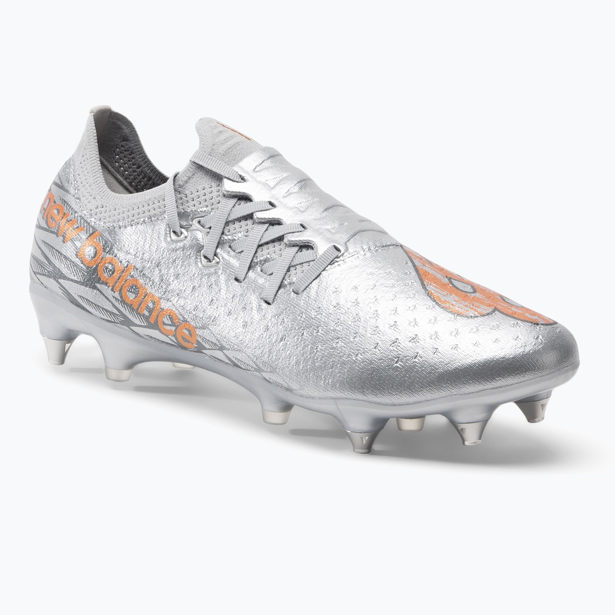 Buty piłkarskie męskie New Balance Furon v7 Pro SG silver 