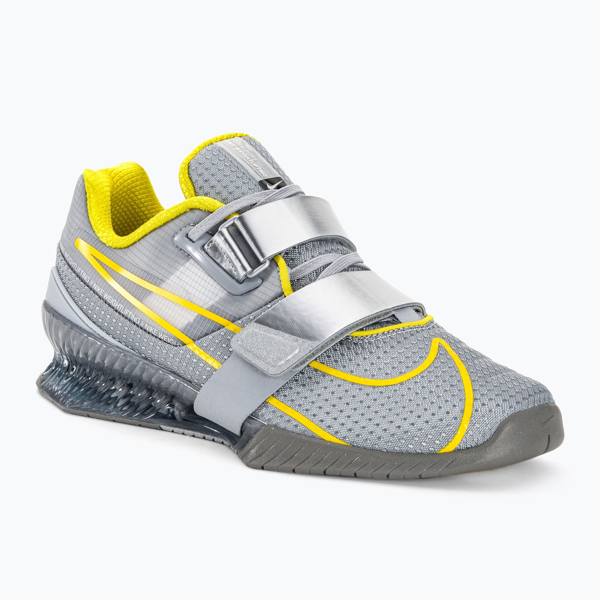 Buty do podnoszenia ciężarów Nike Romaleos 4 wolf grey/lightening/blk met silver 