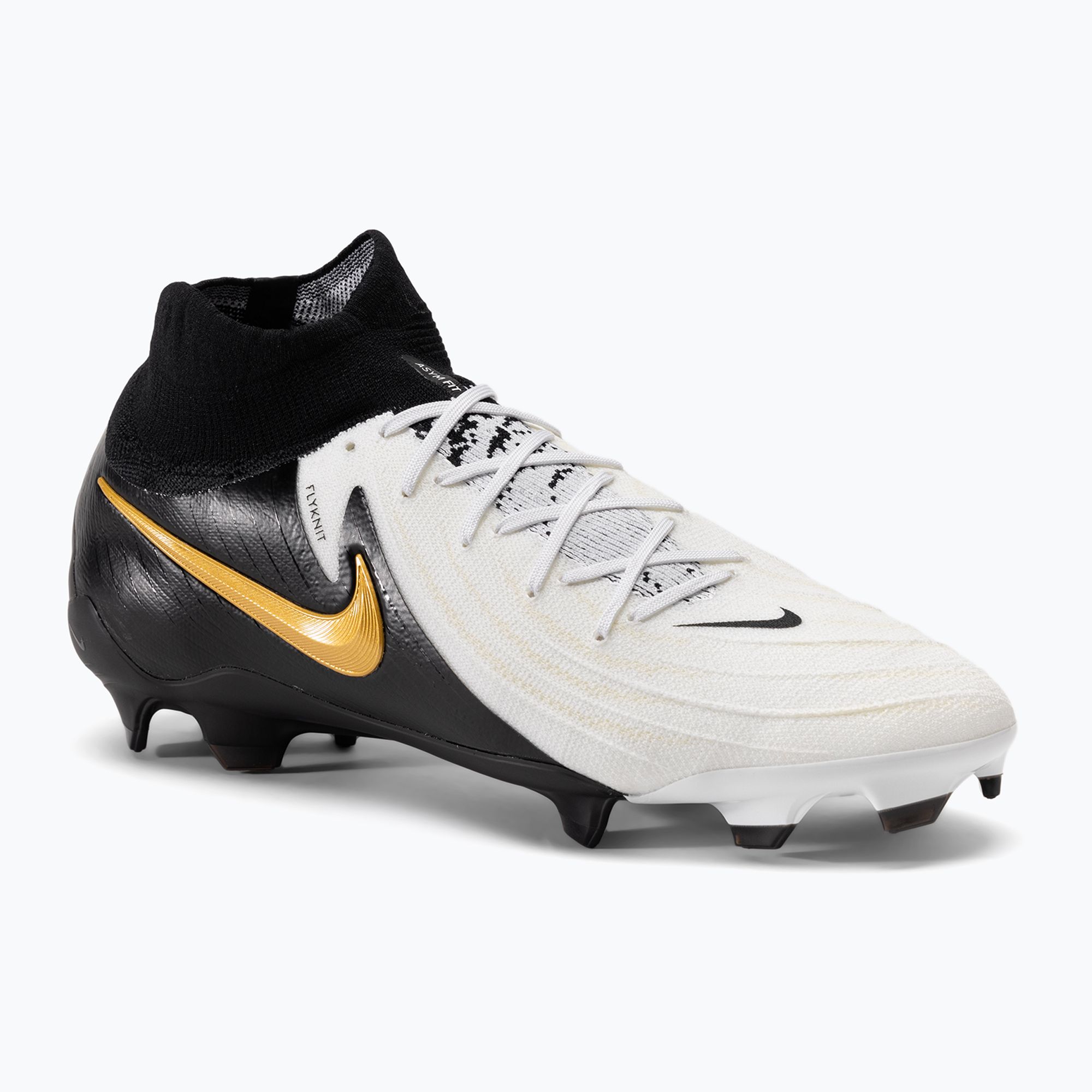 Buty piłkarskie męskie Nike Phantom Luna II Pro FG white/metallic gold coin/black 