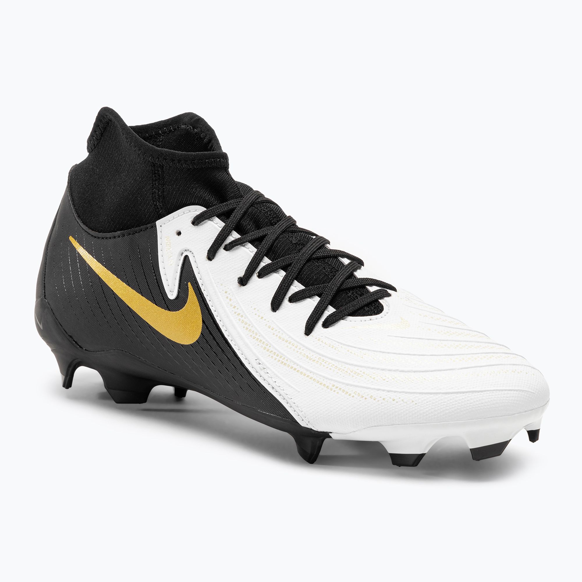 Buty piłkarskie Nike Phantom Luna II Academy FG/MG white/metallic gold coin/black 