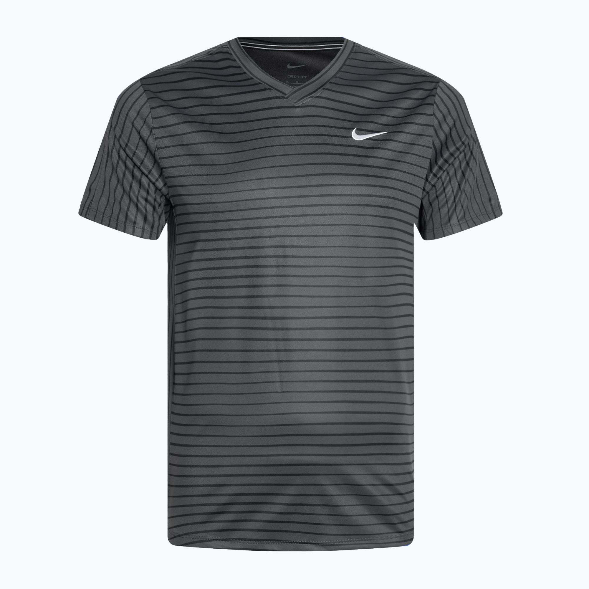 Koszulka tenisowa męska Nike Court Dri-Fit Top Novelty anthracite/white 