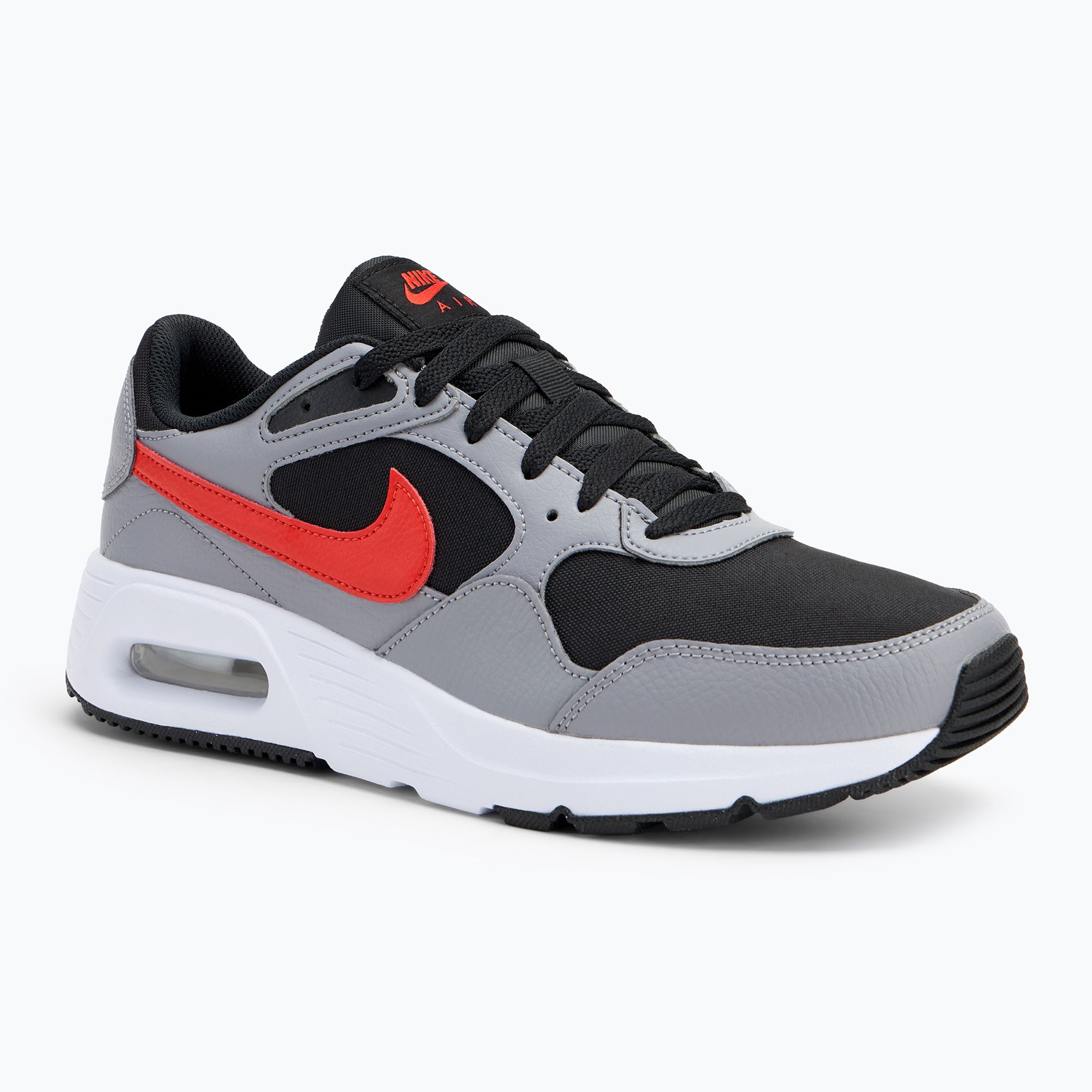 Buty męskie Nike Air Max SC black/cement gray/picante red 