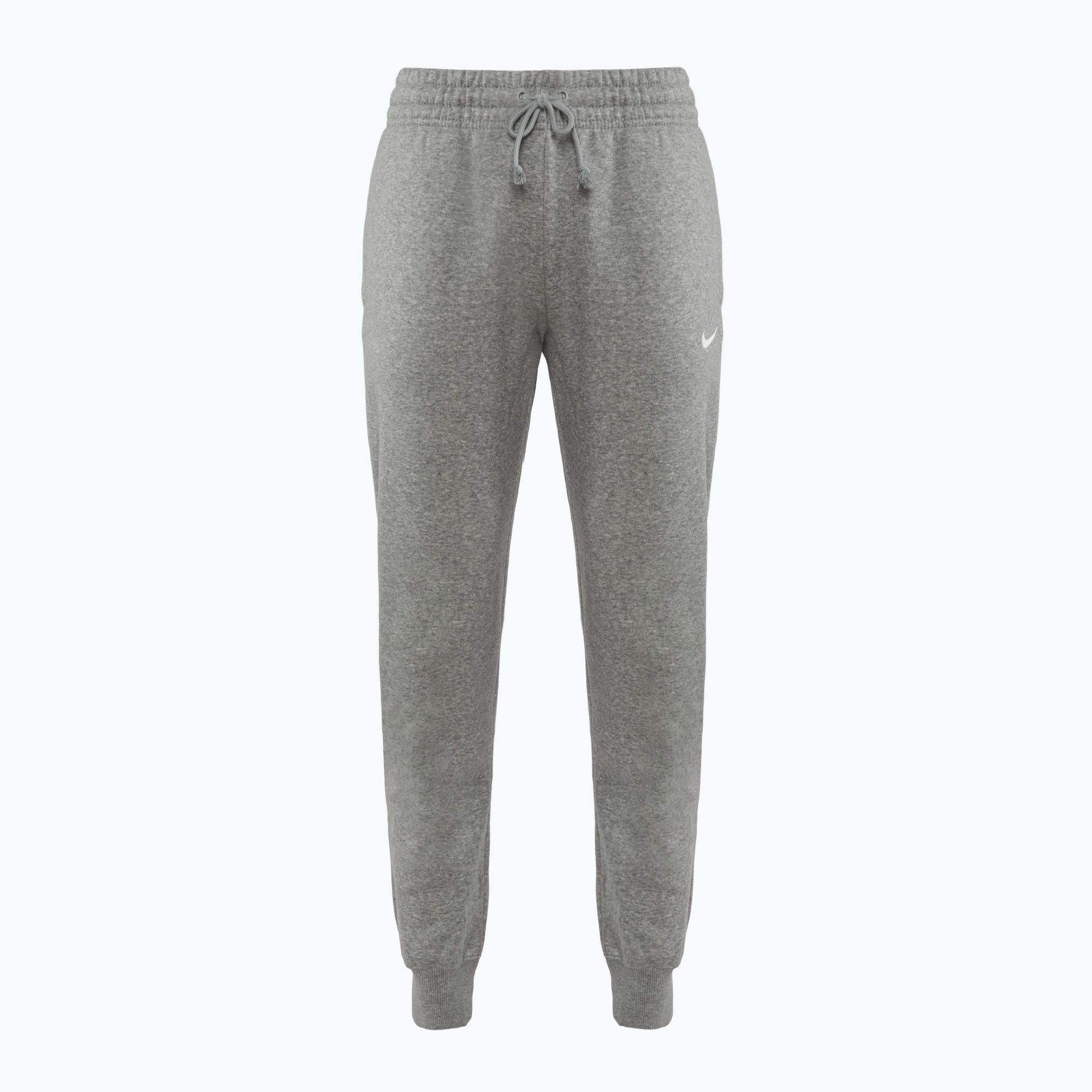 Spodnie damskie Nike Sportswear Phoenix Fleece Mid-Rise dark grey heather/sail 