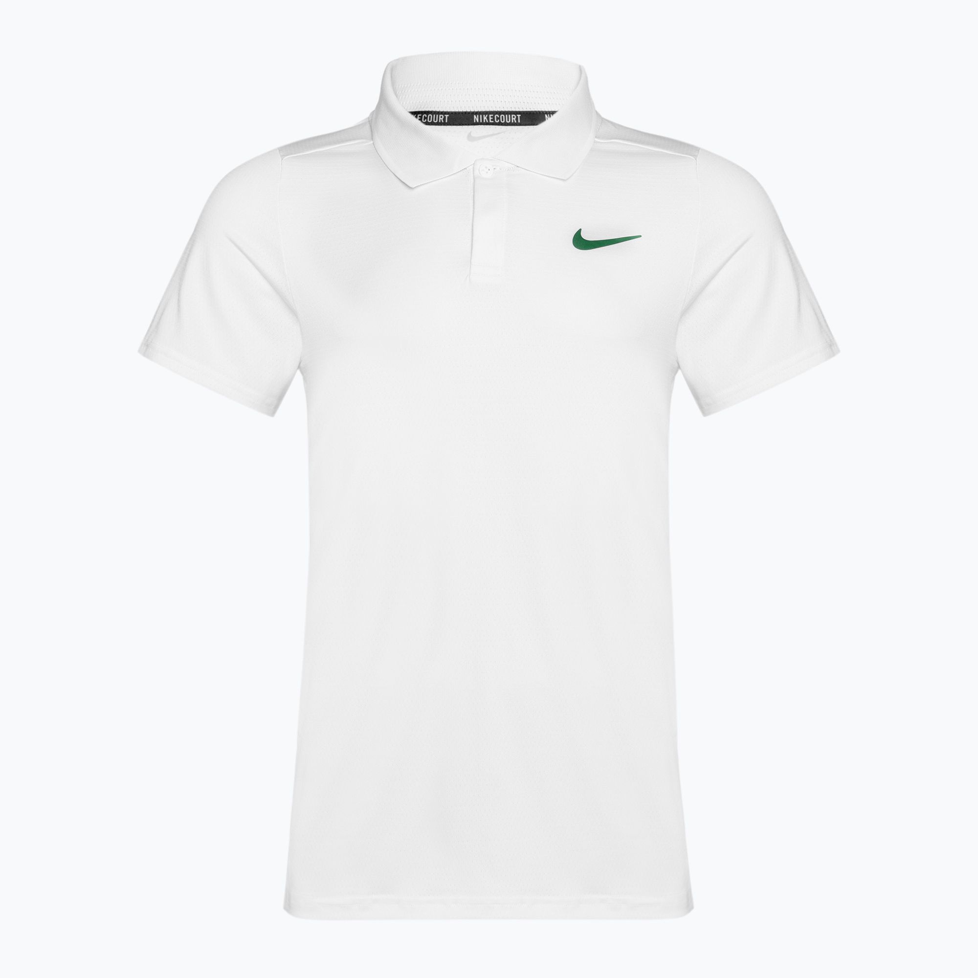 Koszulka polo tenisowa męska Nike Court Dri-Fit Advantage white/malchite 