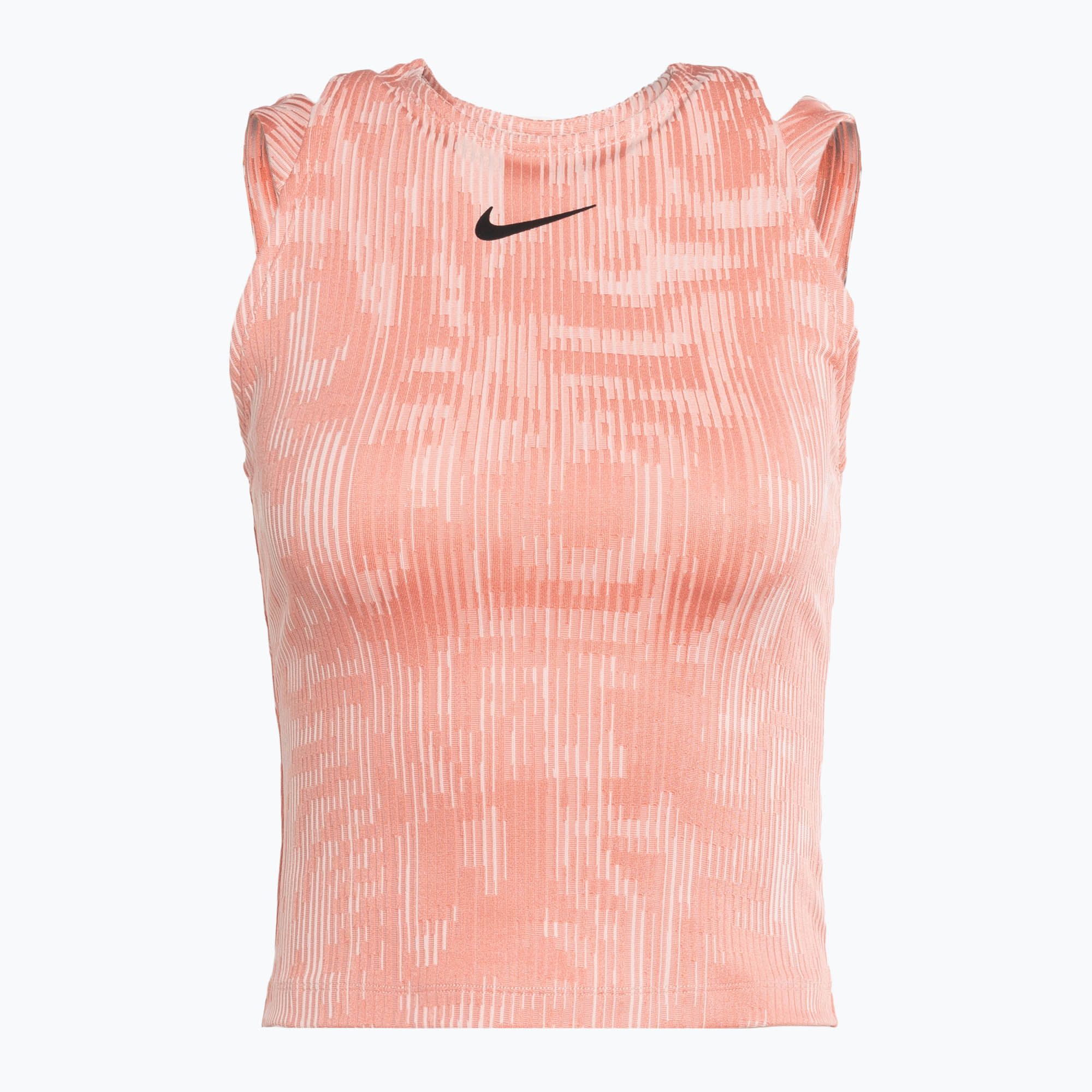 Koszulka tenisowa damska Nike Court Dri-Fit Slam RG pink quartz/black 