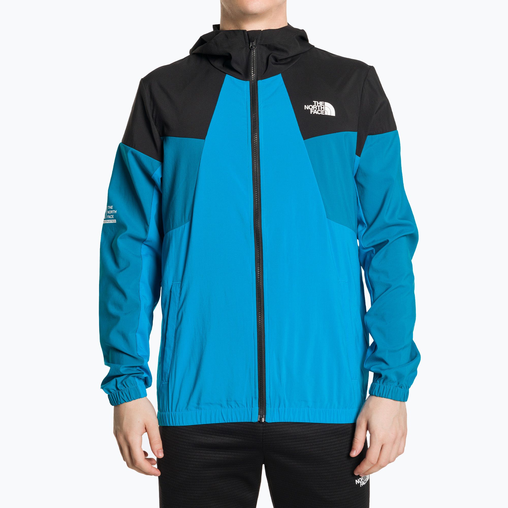 Kurtka przeciwwiatrowa męska The North Face Ma Wind Track skyline blue/adriatic blue 