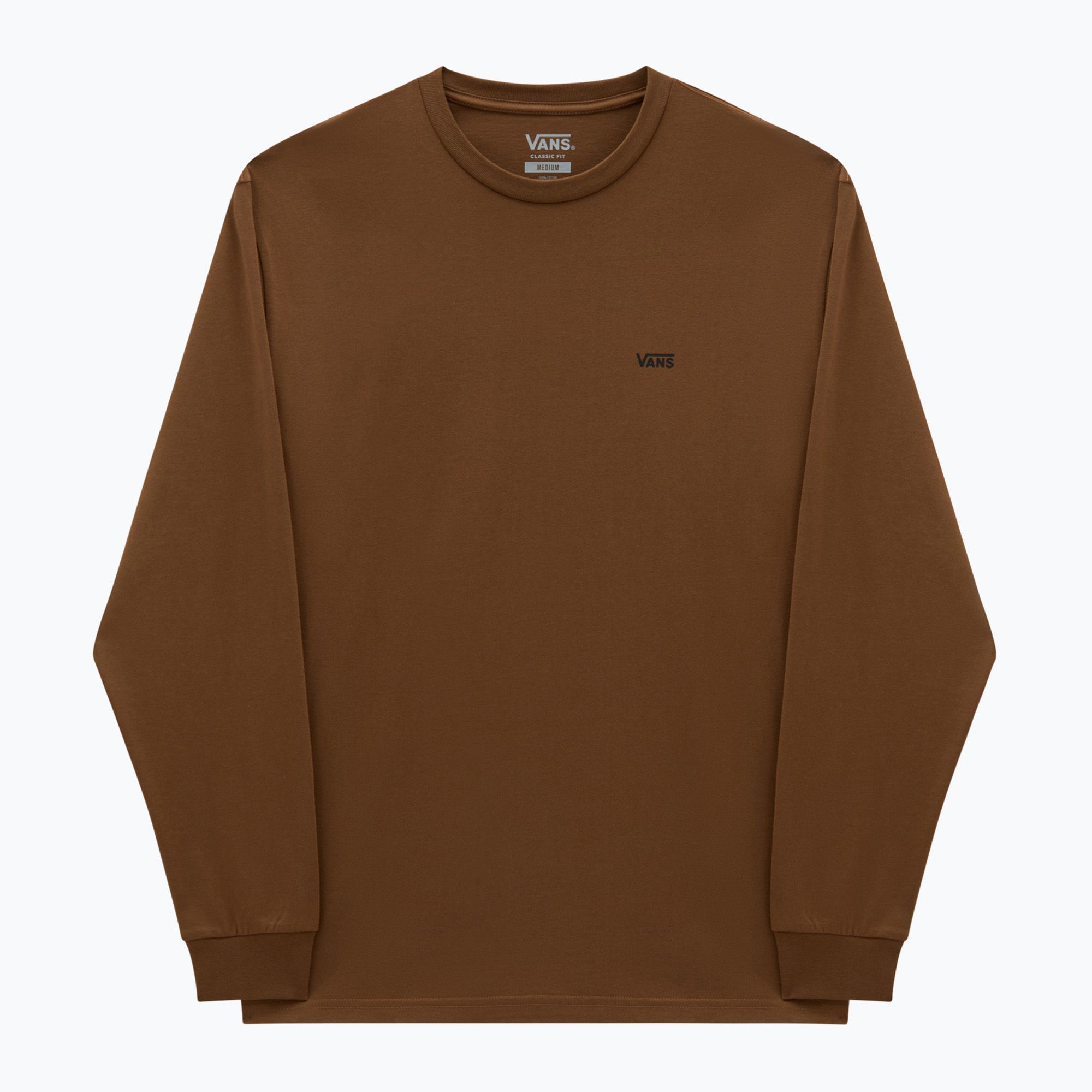 Longsleeve męski Vans Mn Left Chest Hit coffe liquer/black 