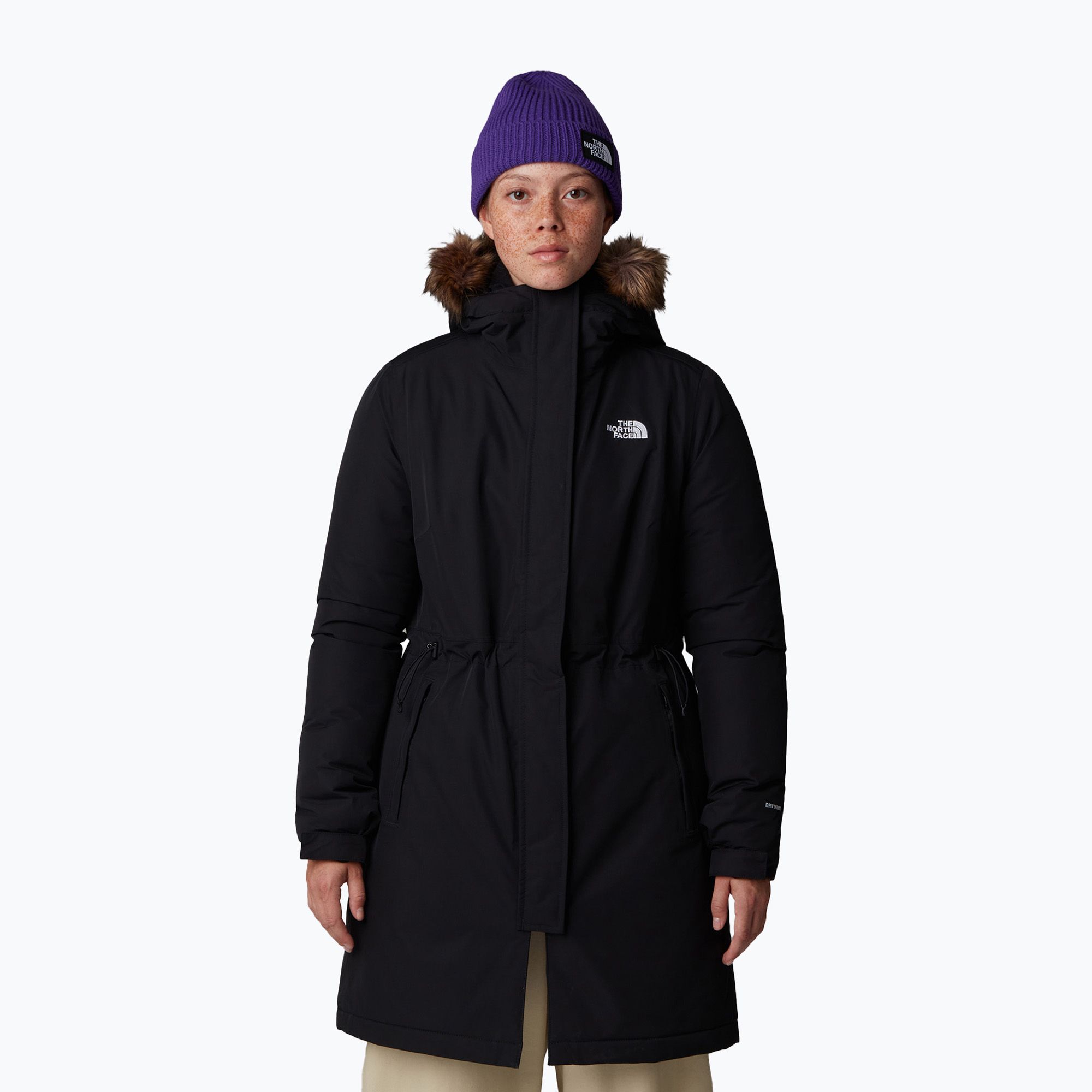 Płaszcz puchowy damski The North Face Zaneck Parka black/black 