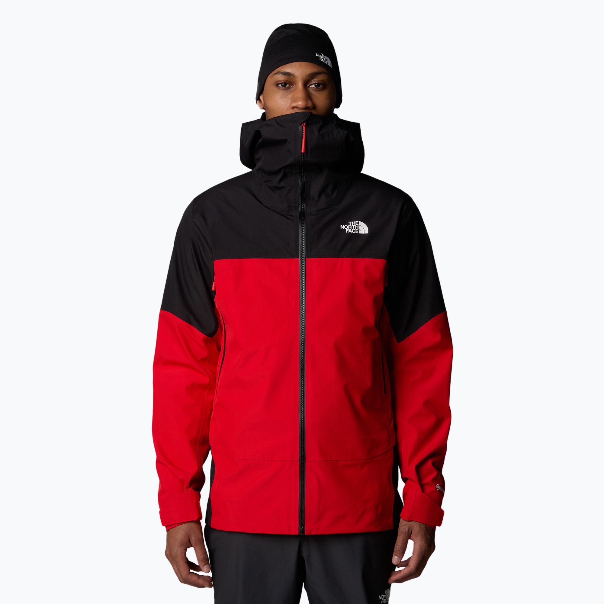 Kurtka przeciwdeszczowa męska The North Face Jazzi 3L Gtx high risk red/black 