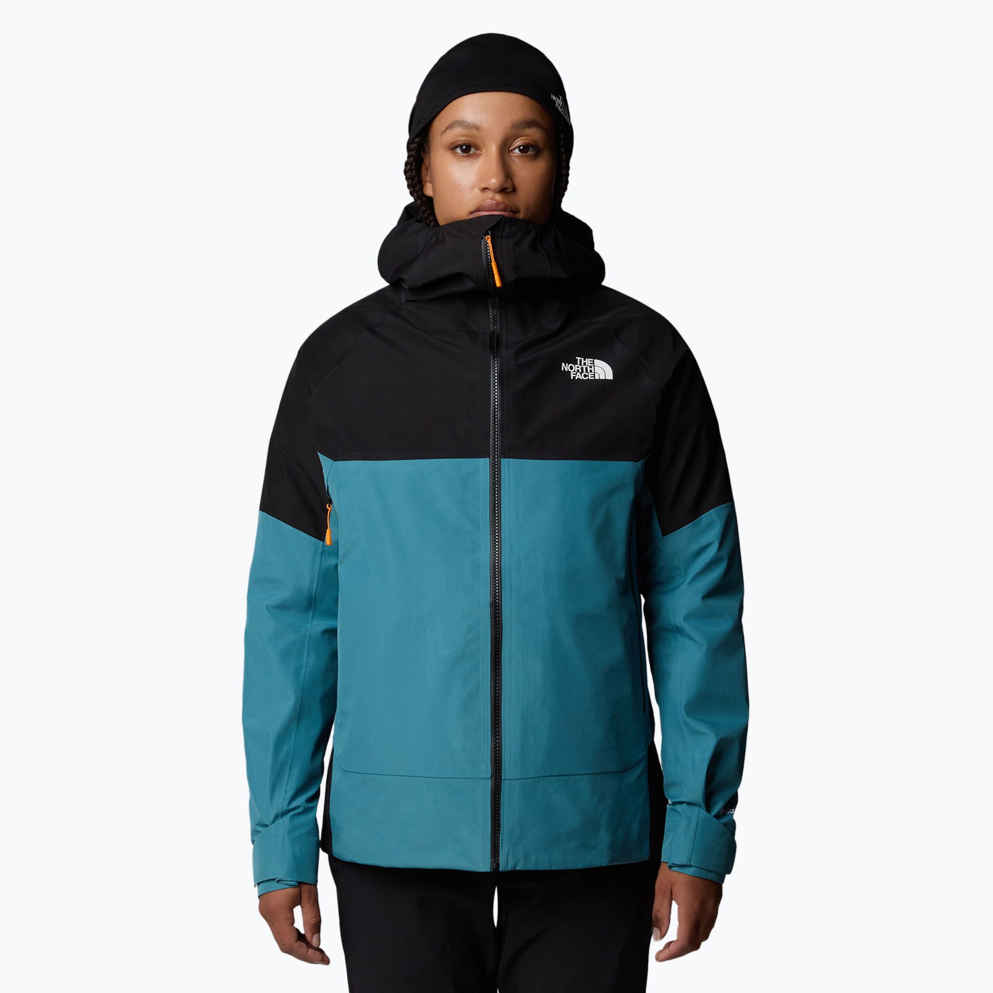 Kurtka przeciwdeszczowa damska The North Face Jazzi 3L Gtx algae blue/black 