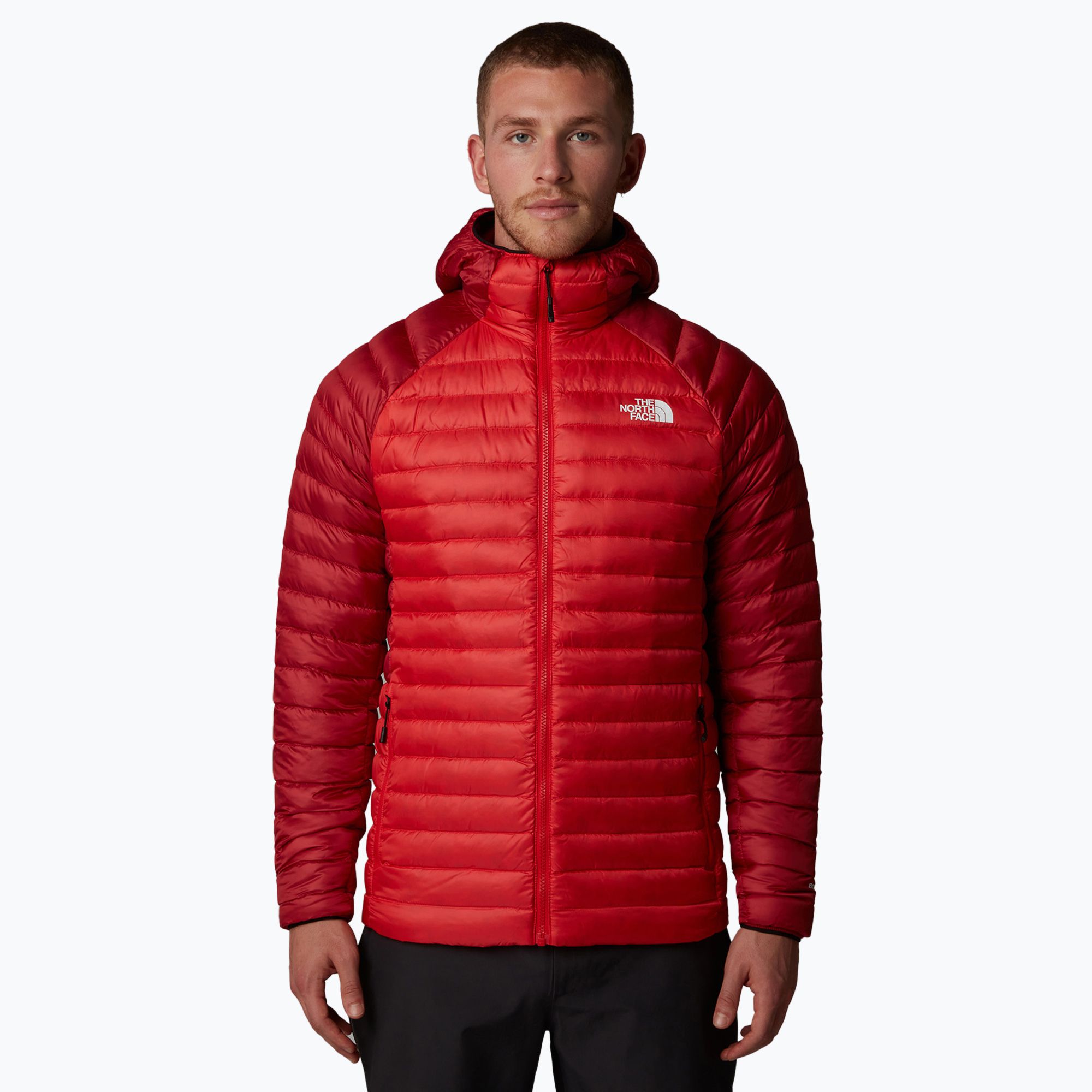 Kurtka puchowa męska The North Face Bettaforca Lt Down Hoodie high risk red/garnet red 