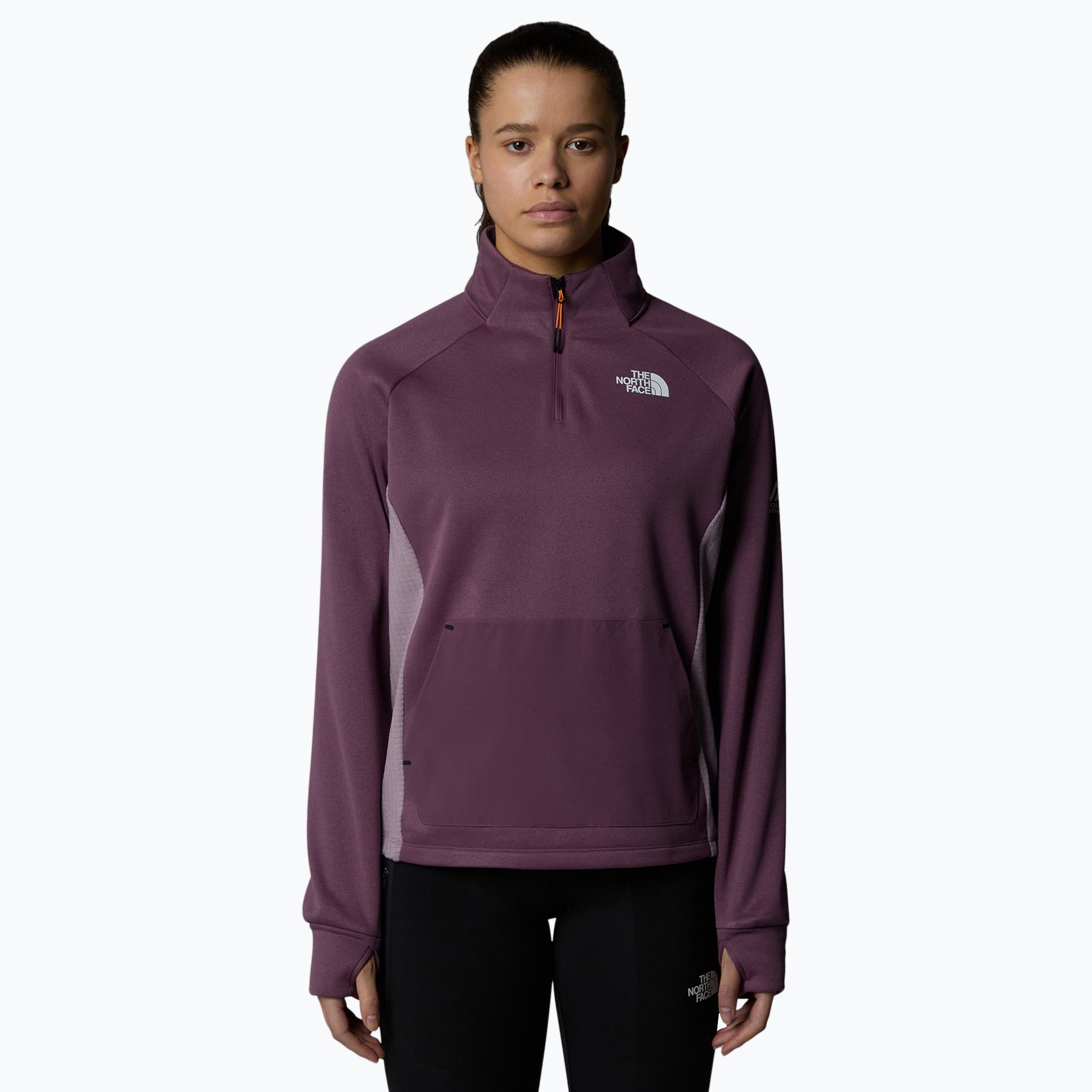 Bluza damska The North Face Mountain Athletics Fleece 1/4 Zip midnight mauve/ purple chalk 