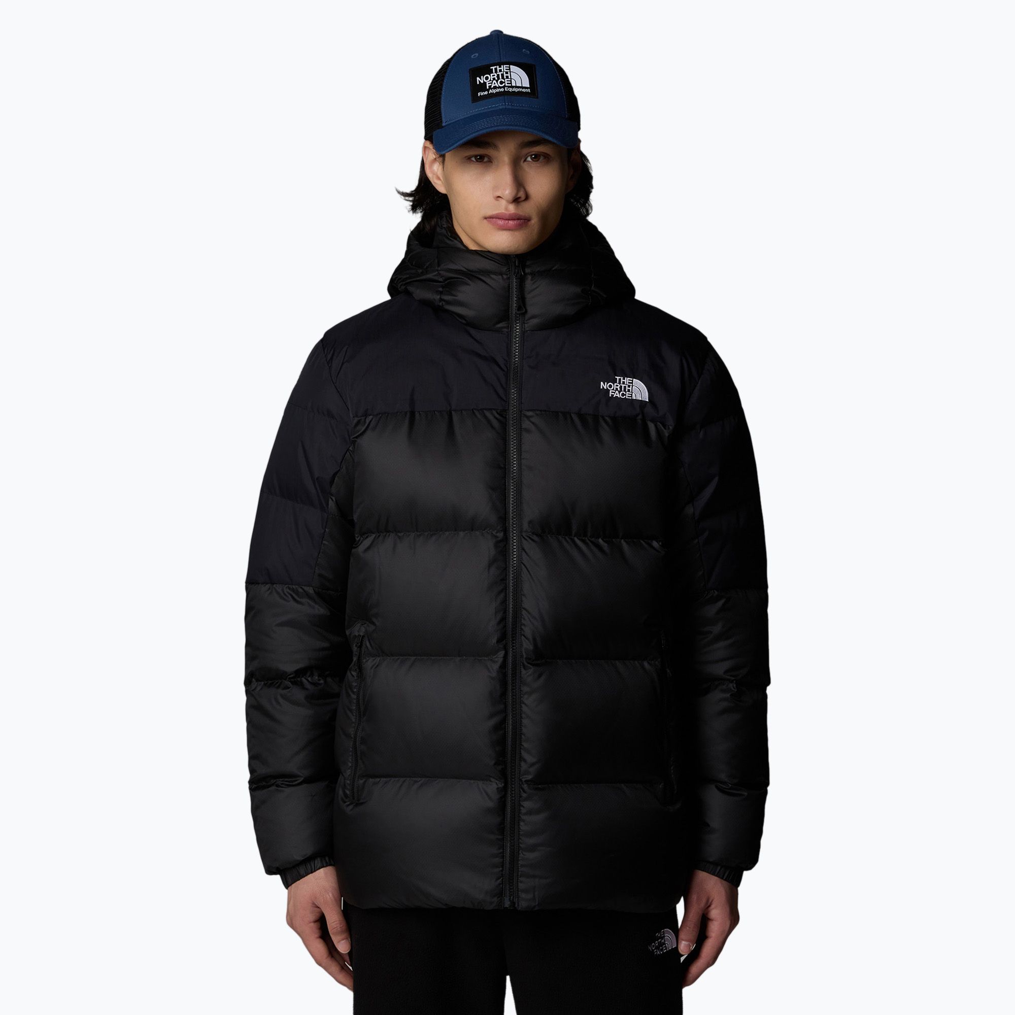 Kurtka puchowa męska The North Face Diablo Down 2.0 Hoodie black heather/blk 