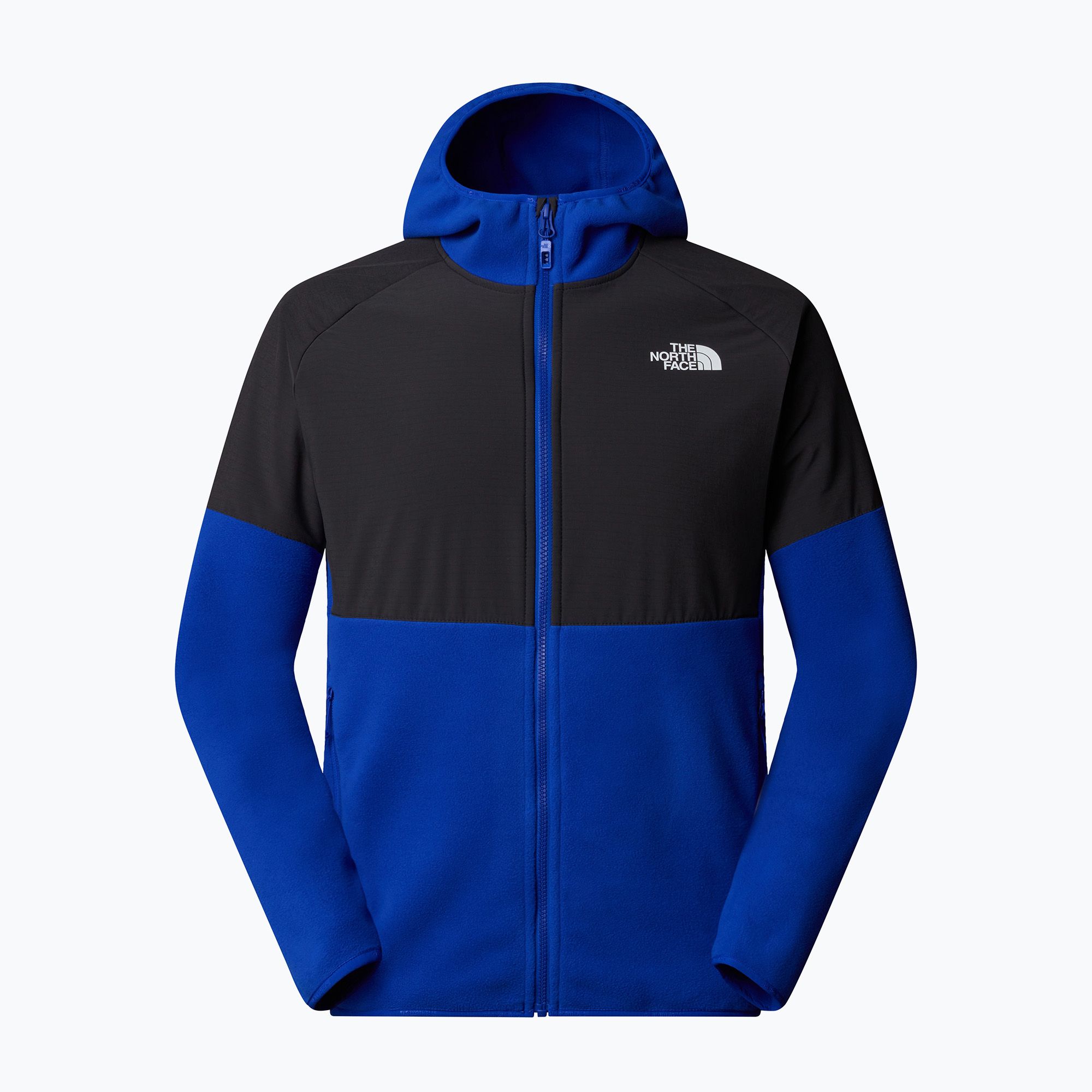 Bluza męska The North Face Glacier Heavyweight Full Zip HD blue/asphalt grey 