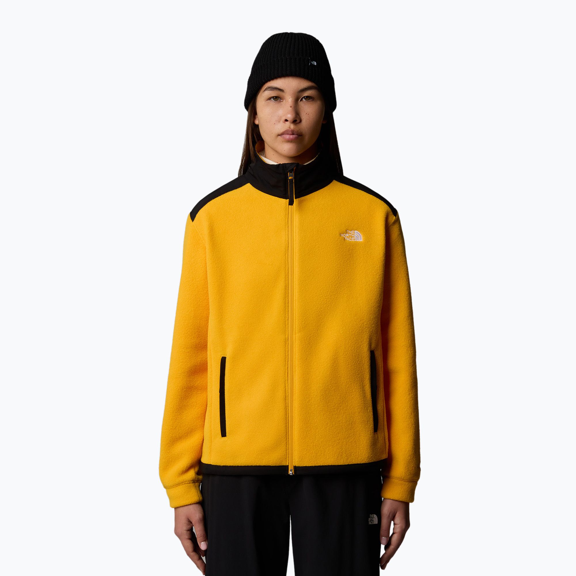 Bluza damska The North Face Alpine Polartec 200 FZ summit gold/black 