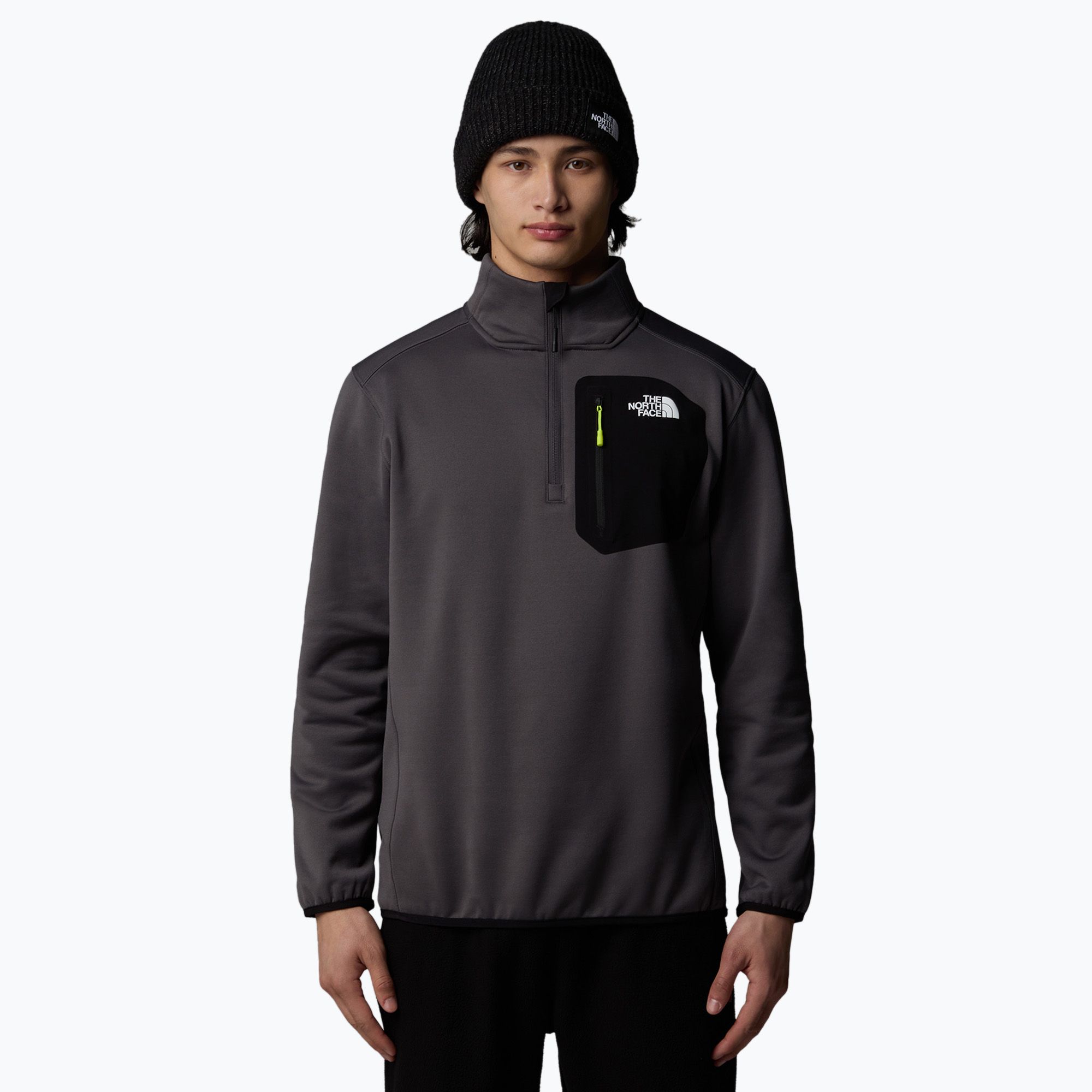 Bluza męska The North Face Crest 1/4 Zip anthracite grey/ black 