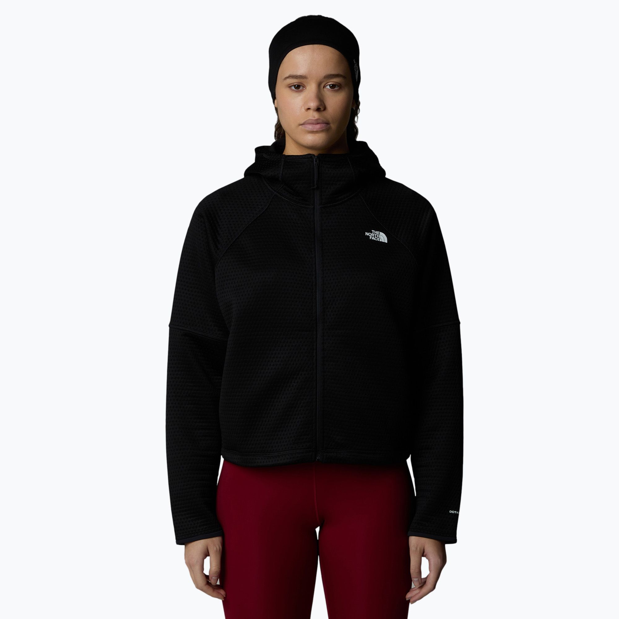 Bluza trekkingowa damska The North Face Vertical Thermal FZ Hoodie black 