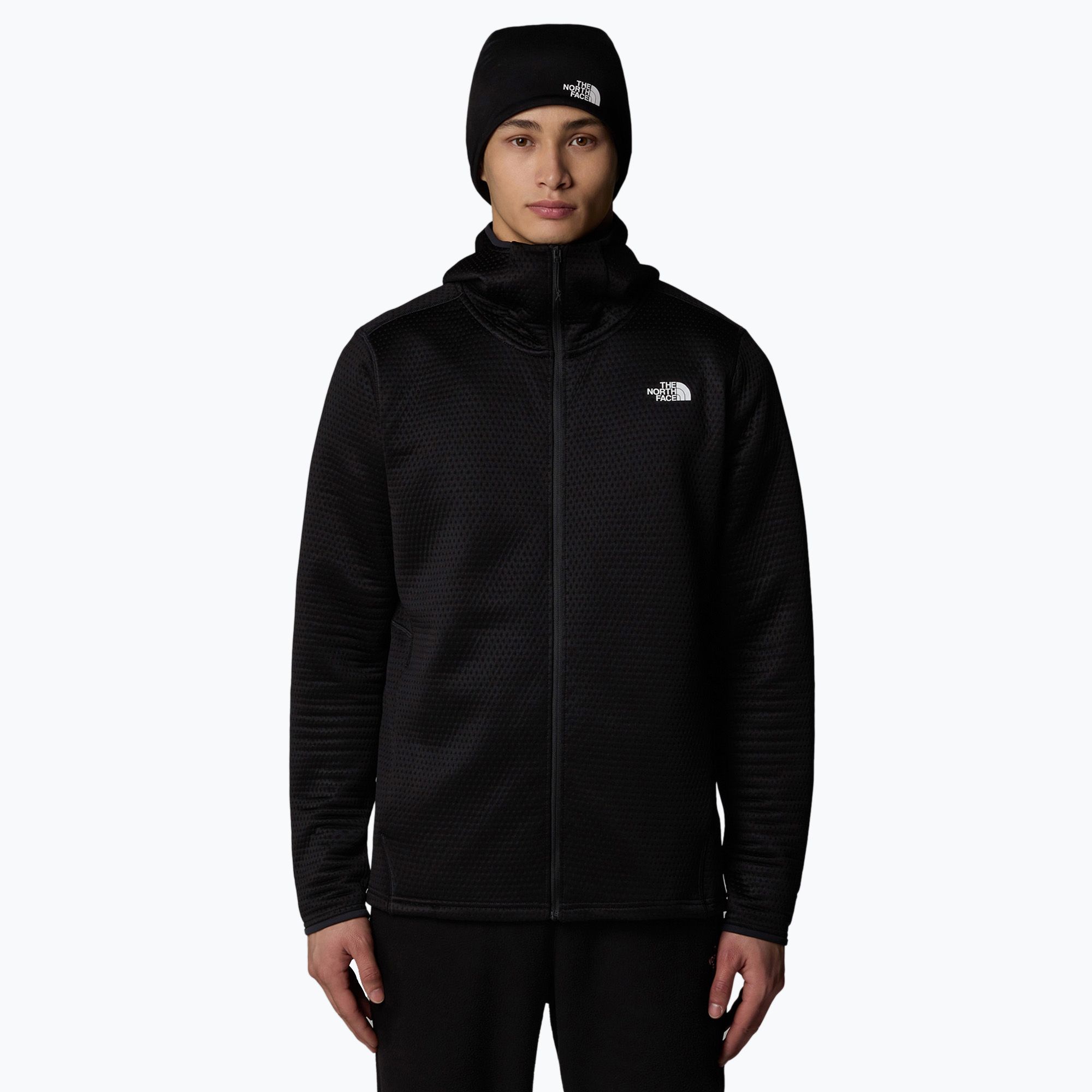 Bluza trekkingowa męska The North Face Vertical Thermal FZ Hoodie black 