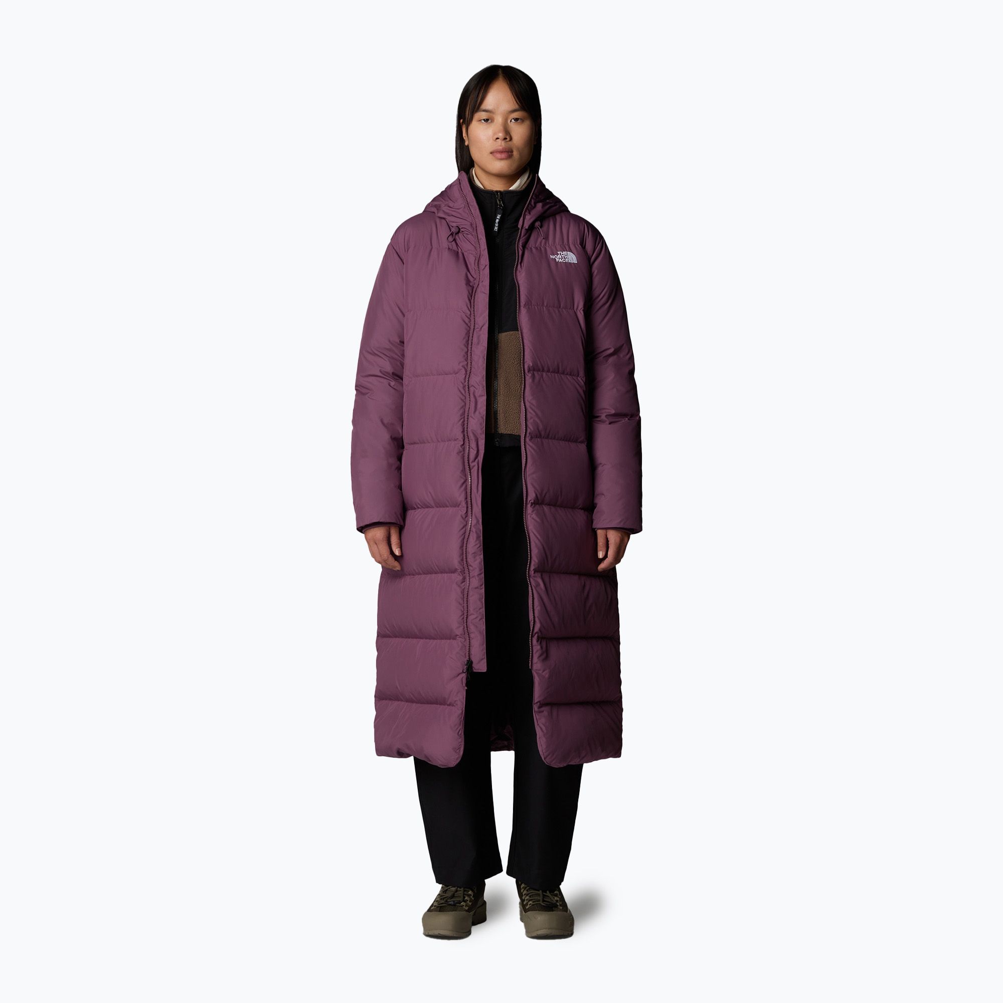 Płaszcz puchowy damski The North Face Triple C Parka midnight mauve 