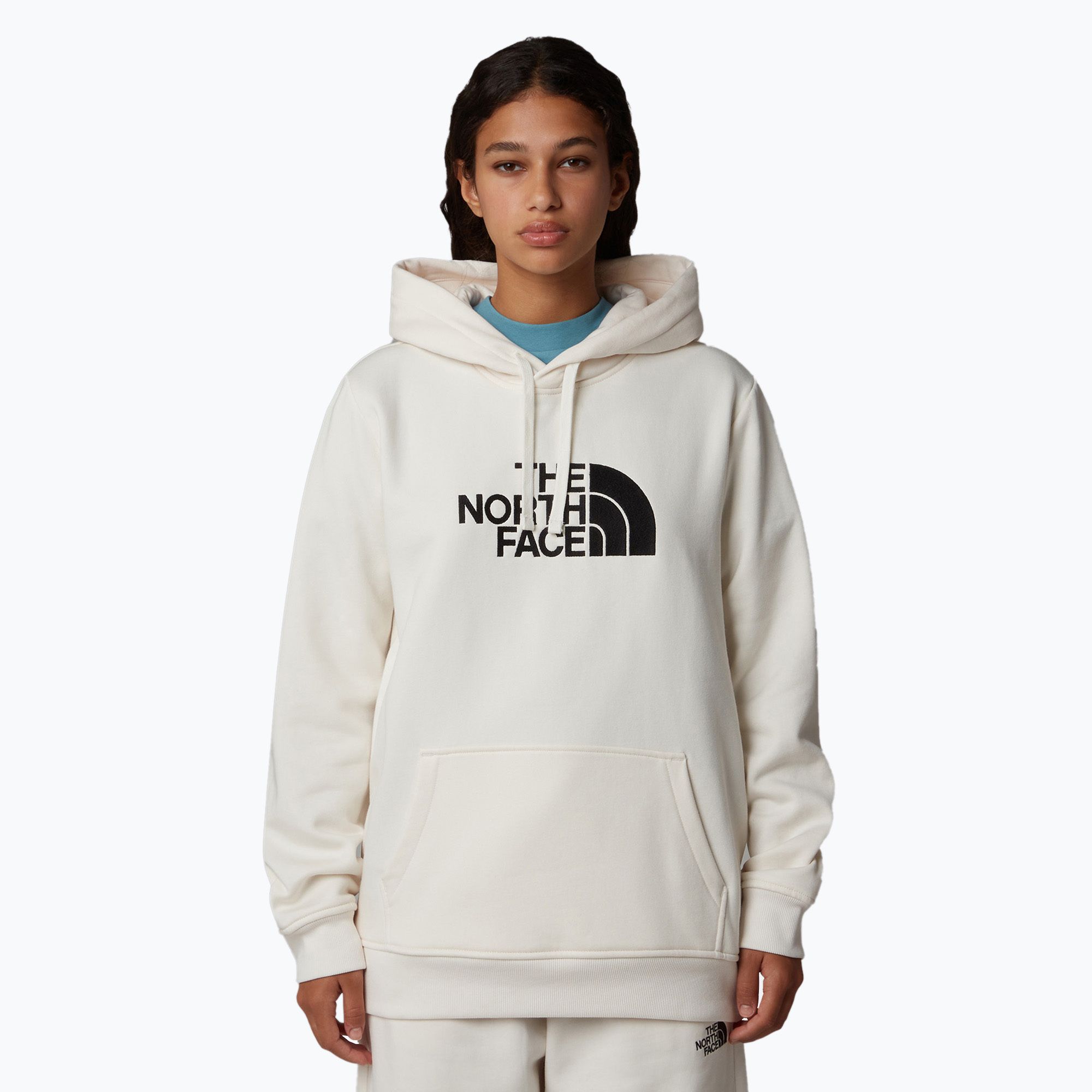 Bluza damska The North Face Drew Peak Pullover Hoodie white dune 