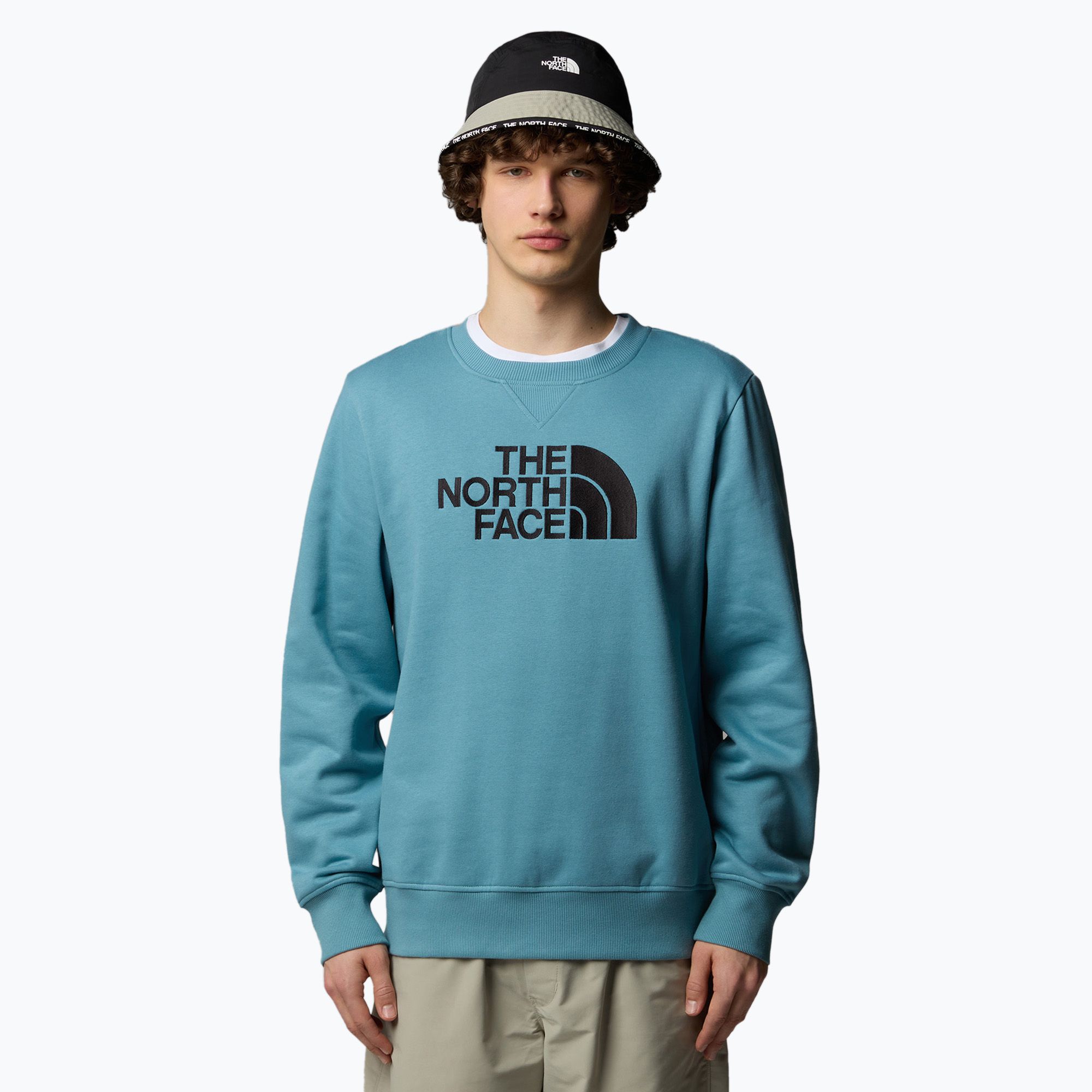 Bluza męska The North Face Drew Peak Crew algae blue 