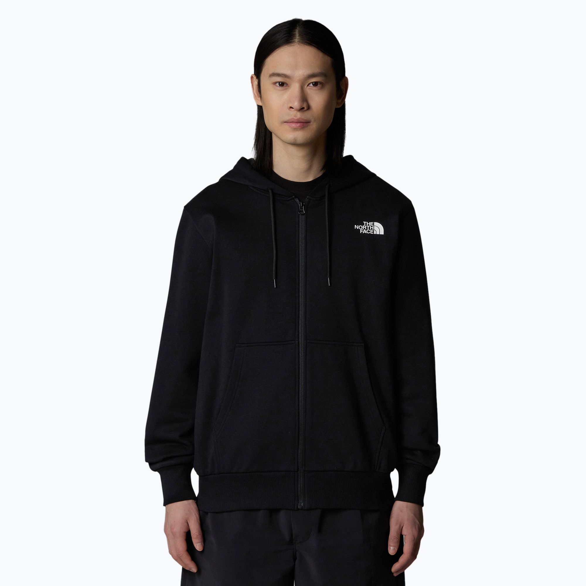 Bluza męska The North Face Simple Dome Full Zip Hoodie black 