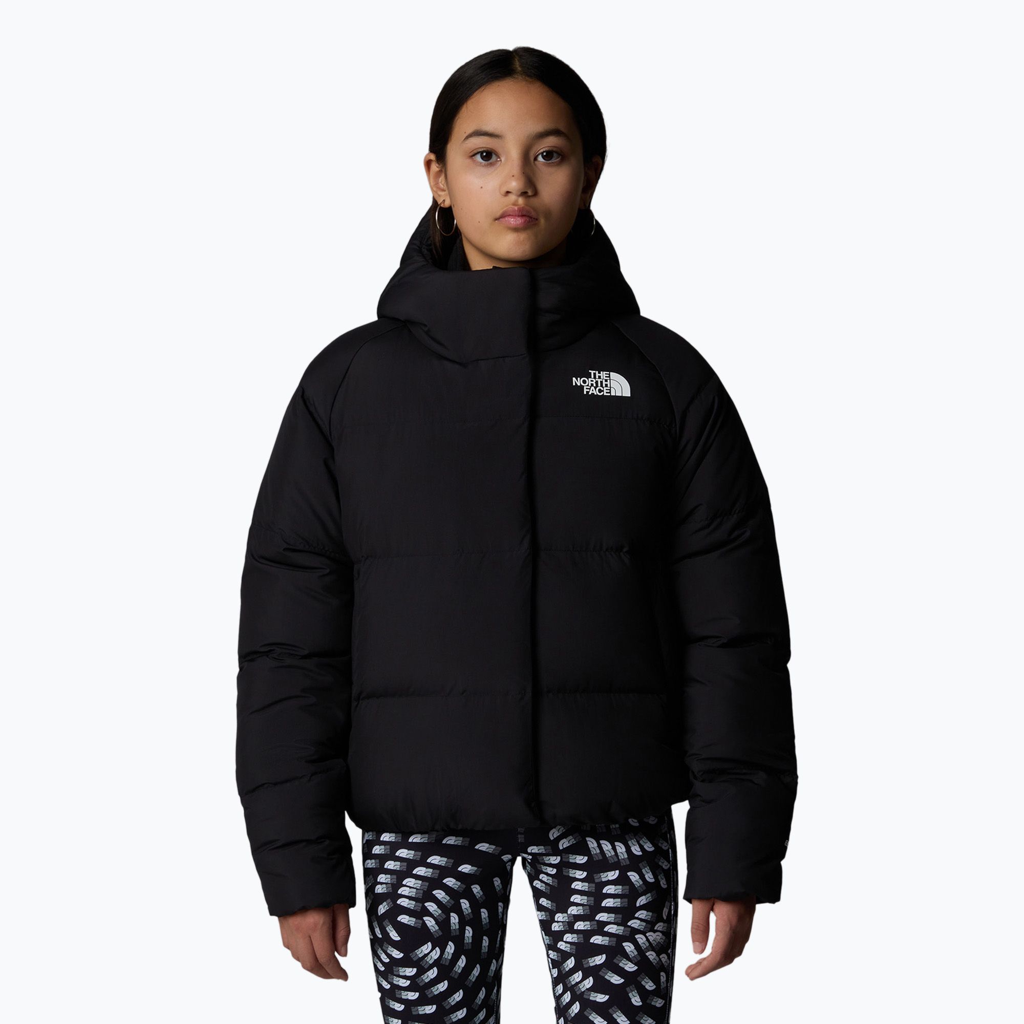 Kurtka puchowa dziecięca The North Face North Down Hooded black 