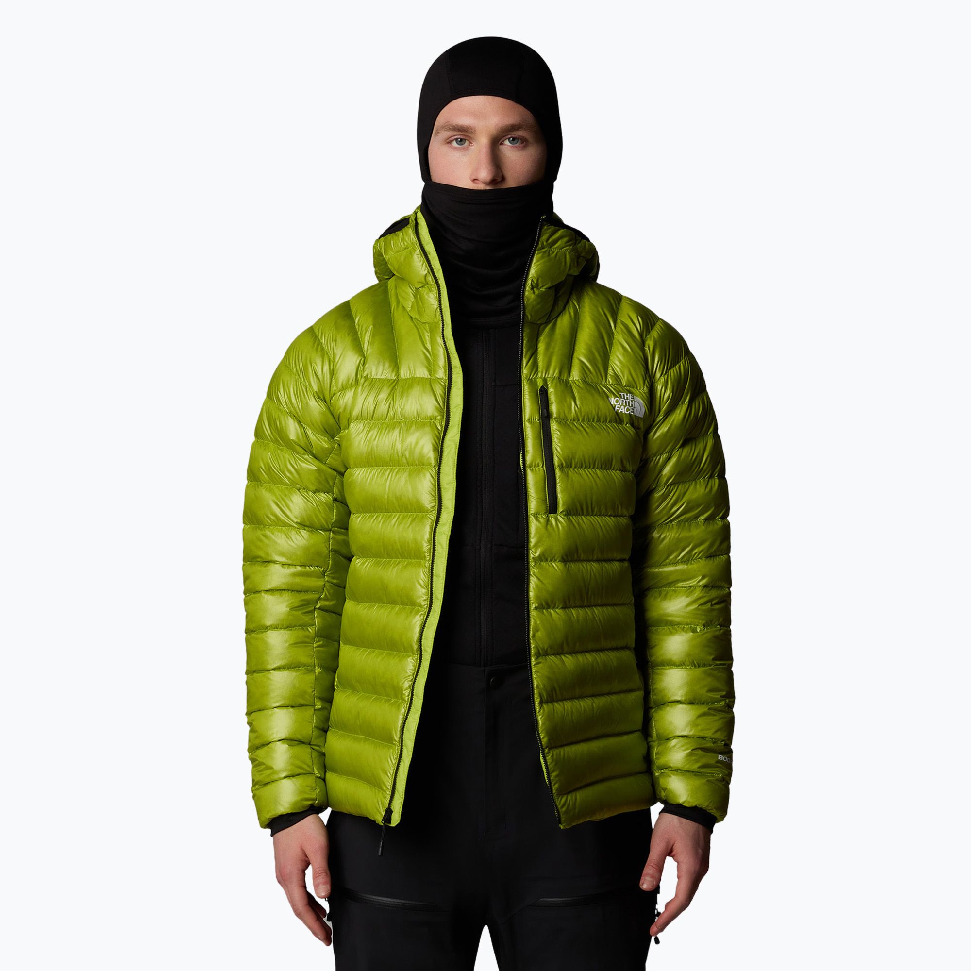 Kurtka puchowa męska The North Face Summit Breithorn Hoodie meadow grass 