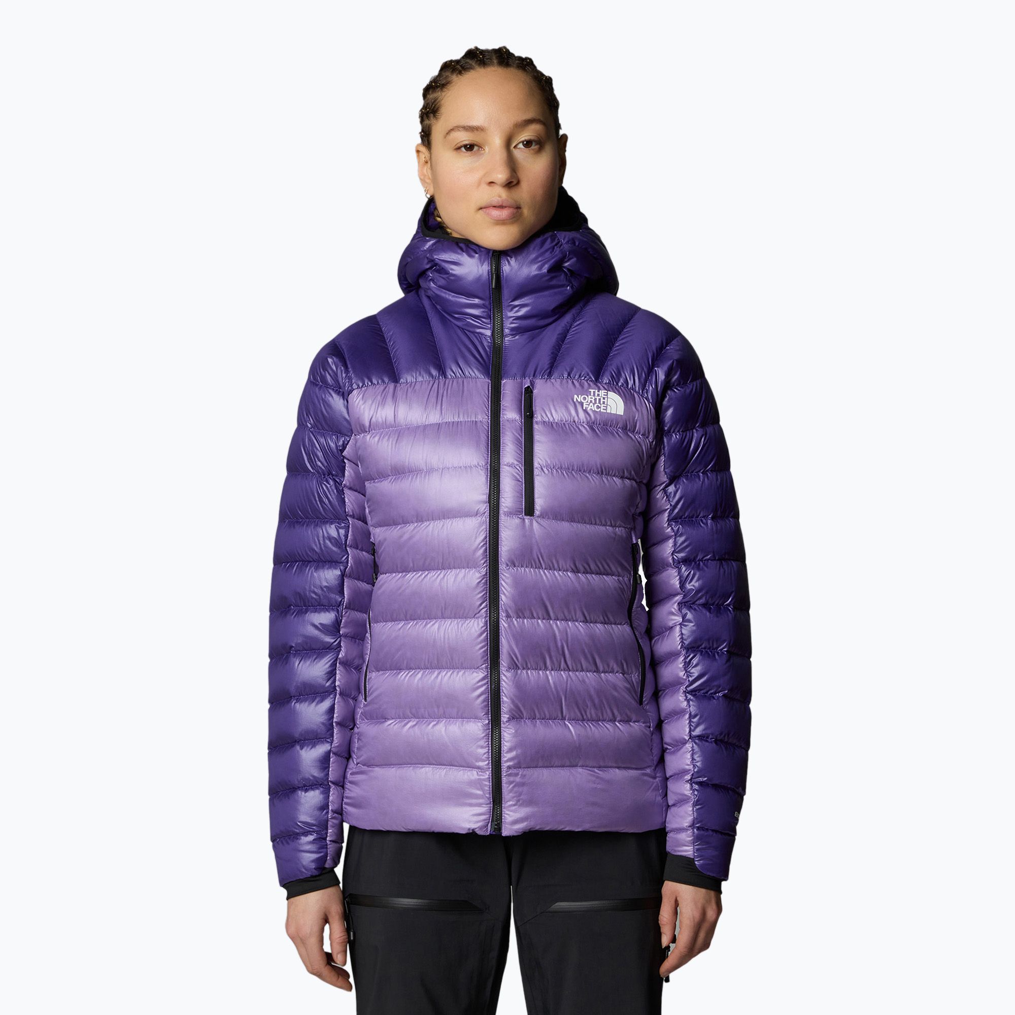 Kurtka damska The North Face Summit Breithorn Hoodie peak purple/purple granite 