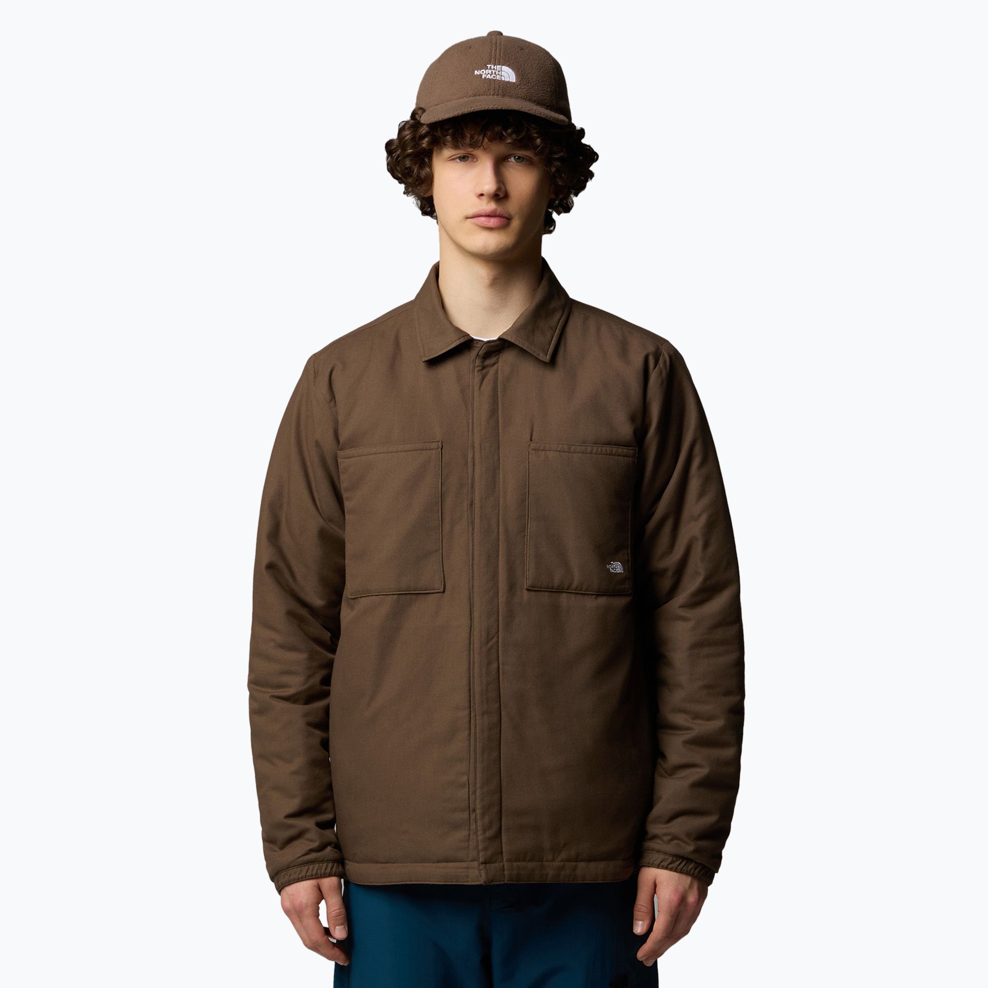 Kurtka ocieplna męska The North Face Afterburner Insulated Flannel black/smokey brown 