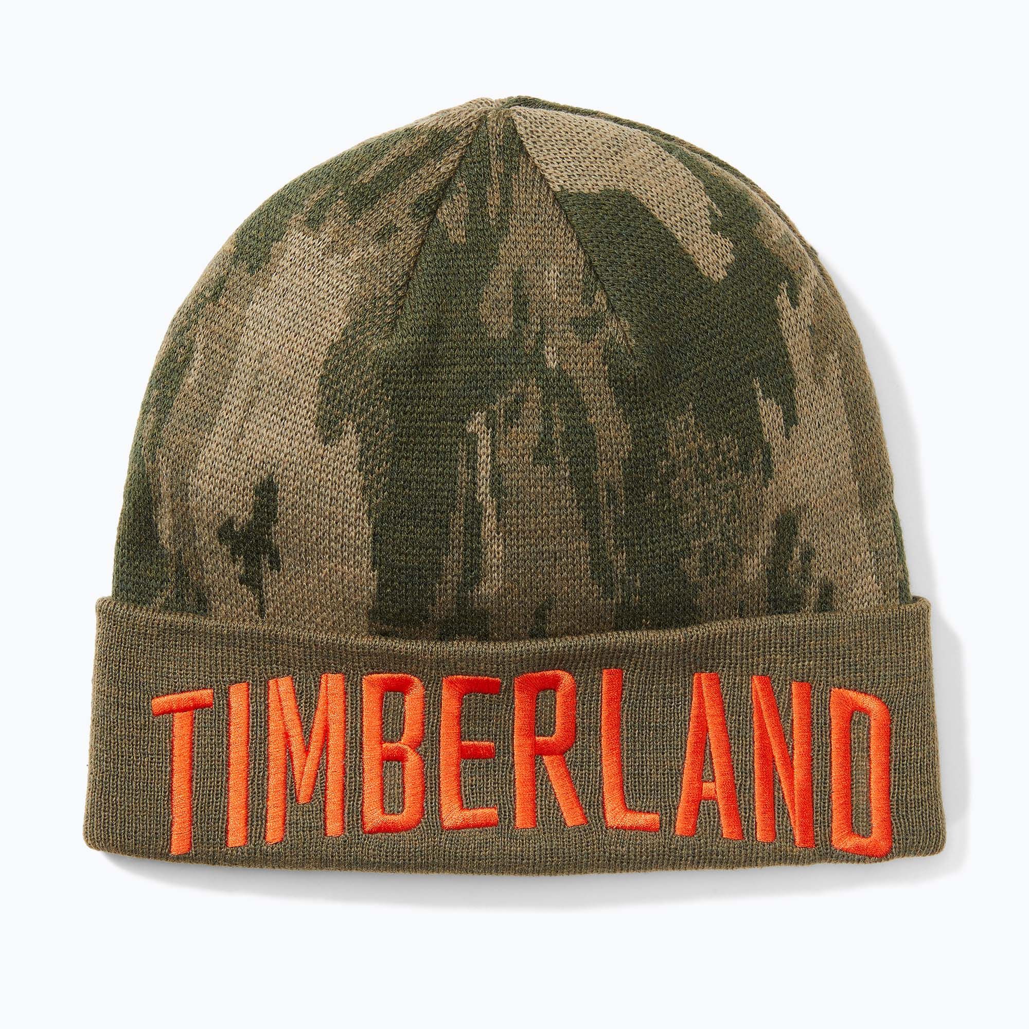 Czapka zimowa męska Timberland Camo Jacquard Hat leaf green 