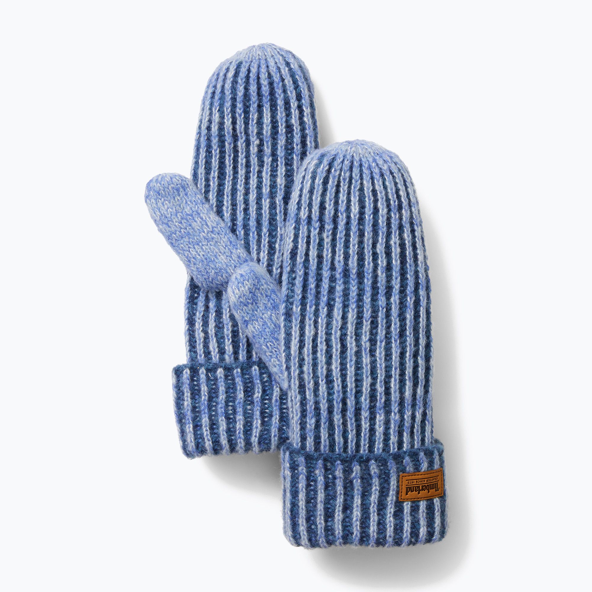Rękawiczki damskie Timberland Plaited Melange Mitten frozen fjord 