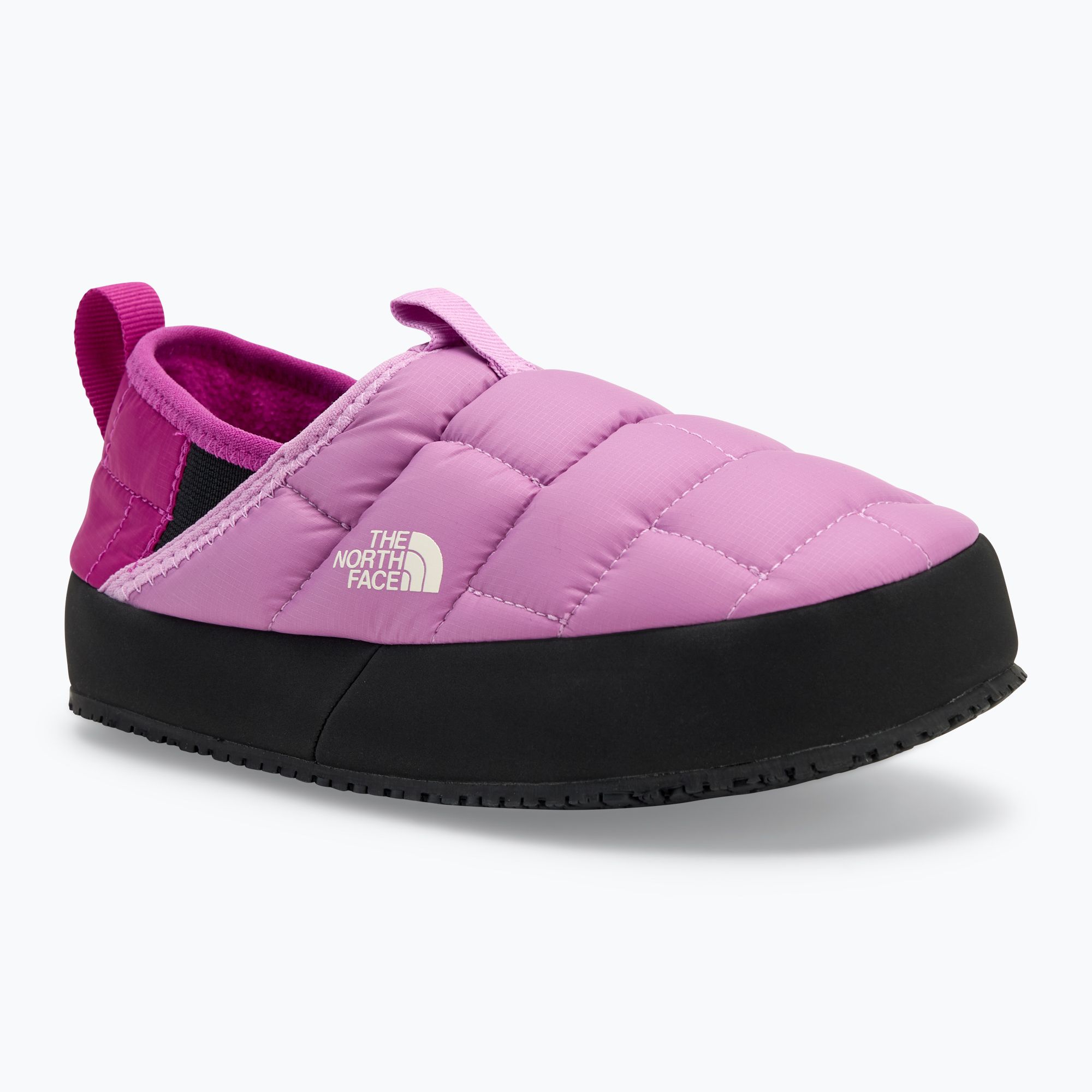 Kapcie dziecięce The North Face Youth Thermoball Traction Mule II dragonfruit/deep mulber 