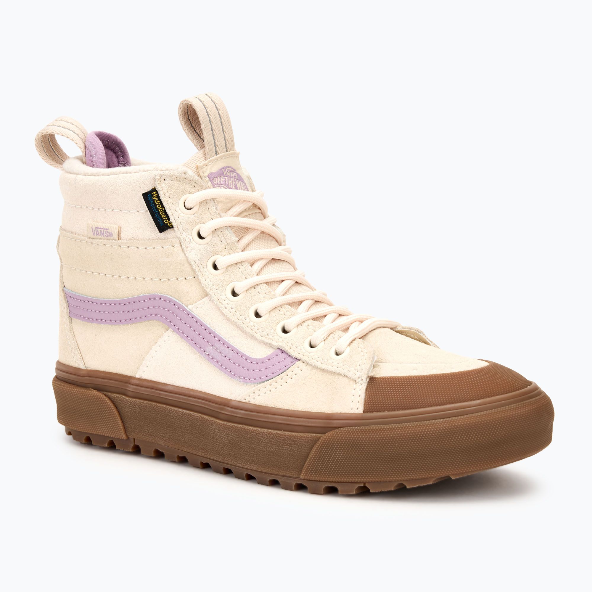 Buty damskie Vans MTE Sk8-Hi Waterproof white/purple 