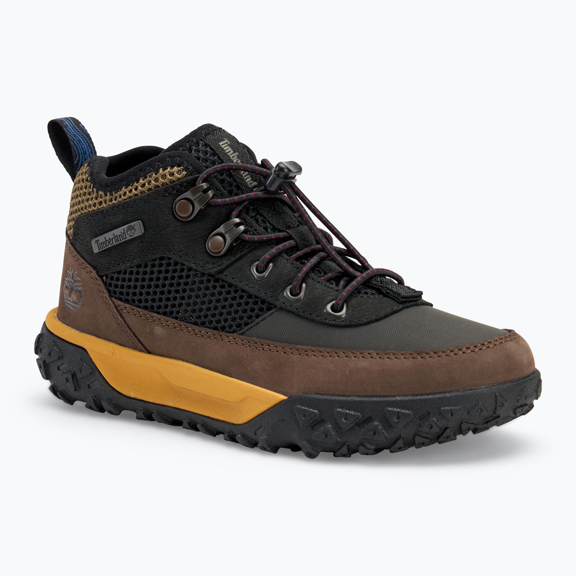 Buty dziecięce Timberland Greenstride Motion 6 Low Lace black nubuck/brown 