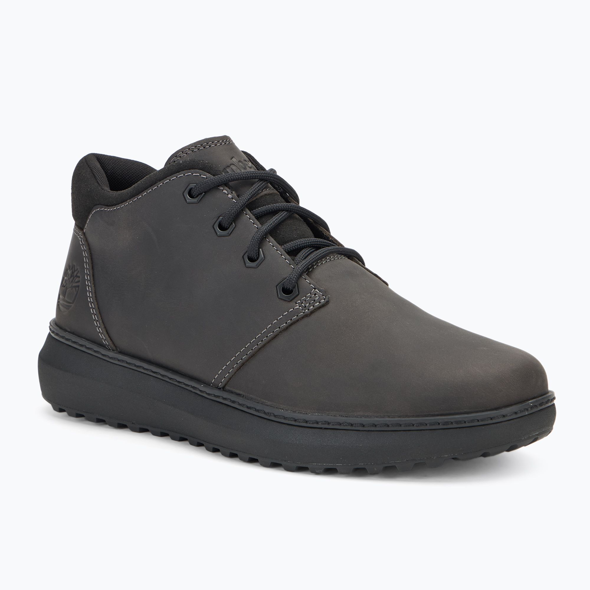Buty męskie Timberland Hudson Road Mid Lace Chukka dark grey full grain 