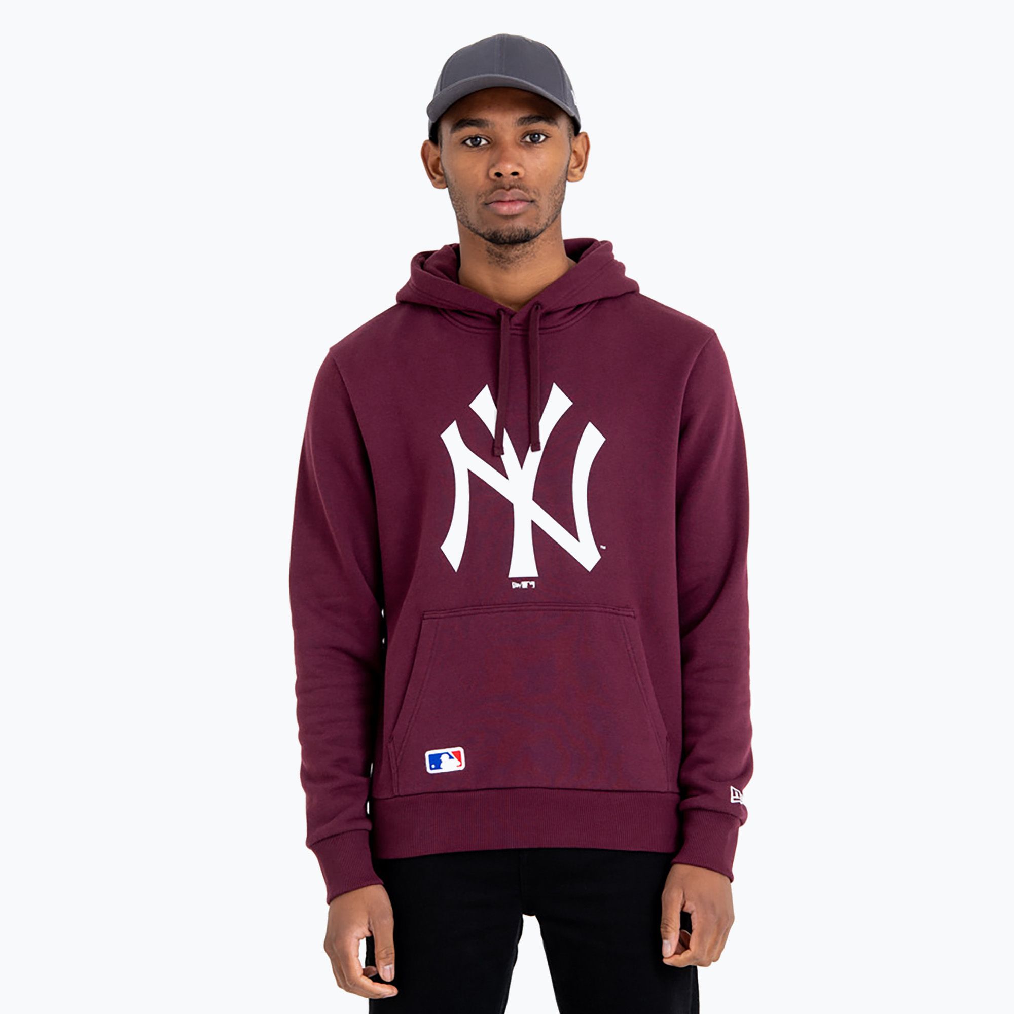 Bluza męska New Era NOS MLB Reguler New York Yankees Hoody dark purple 