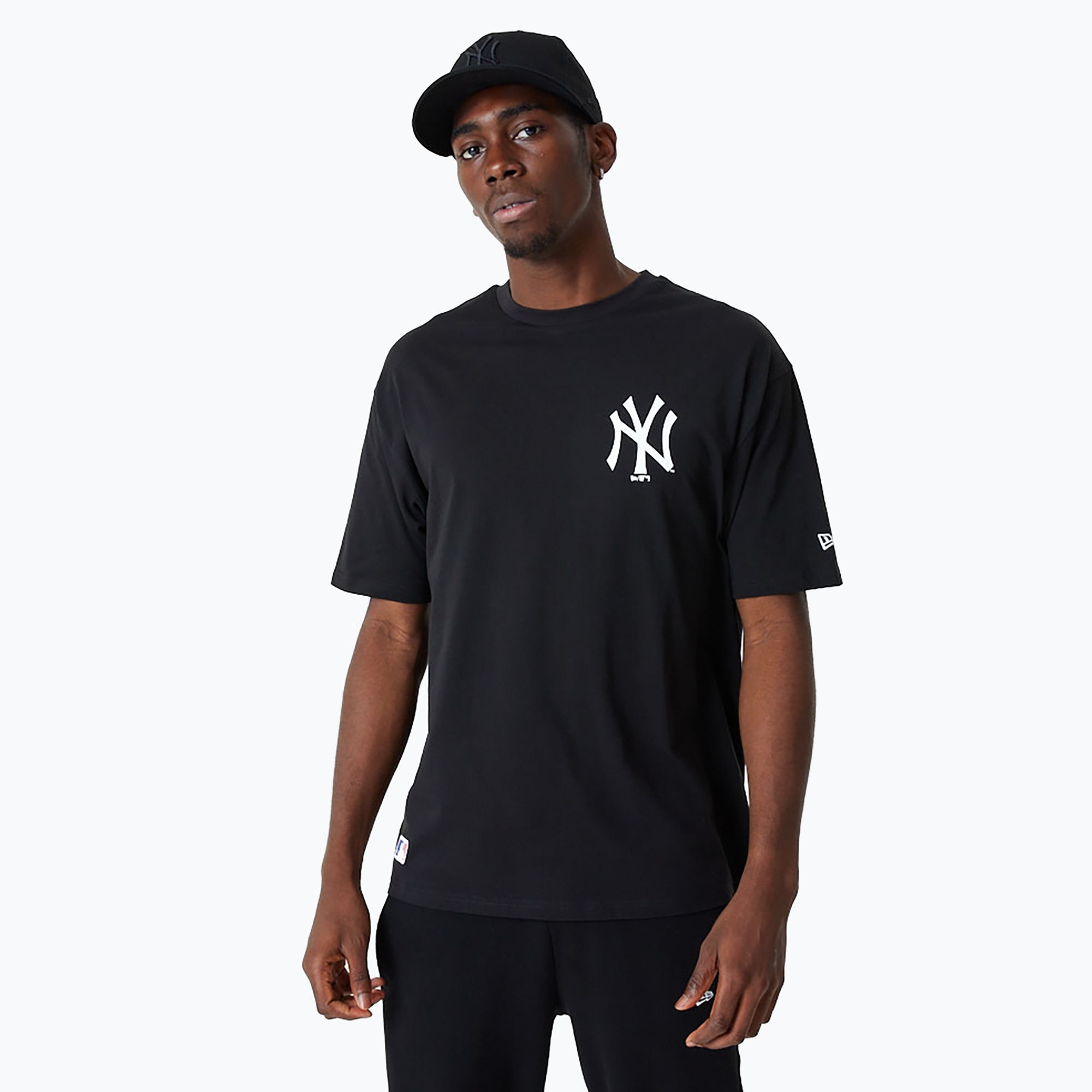 Koszulka męska New Era MLB Essentls LC OS New York Yankees black 