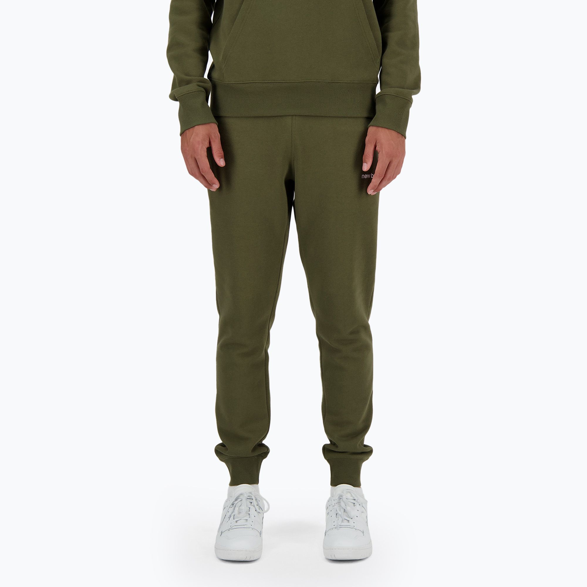 Spodnie męskie New Balance Classic Core Fleece dark moss 