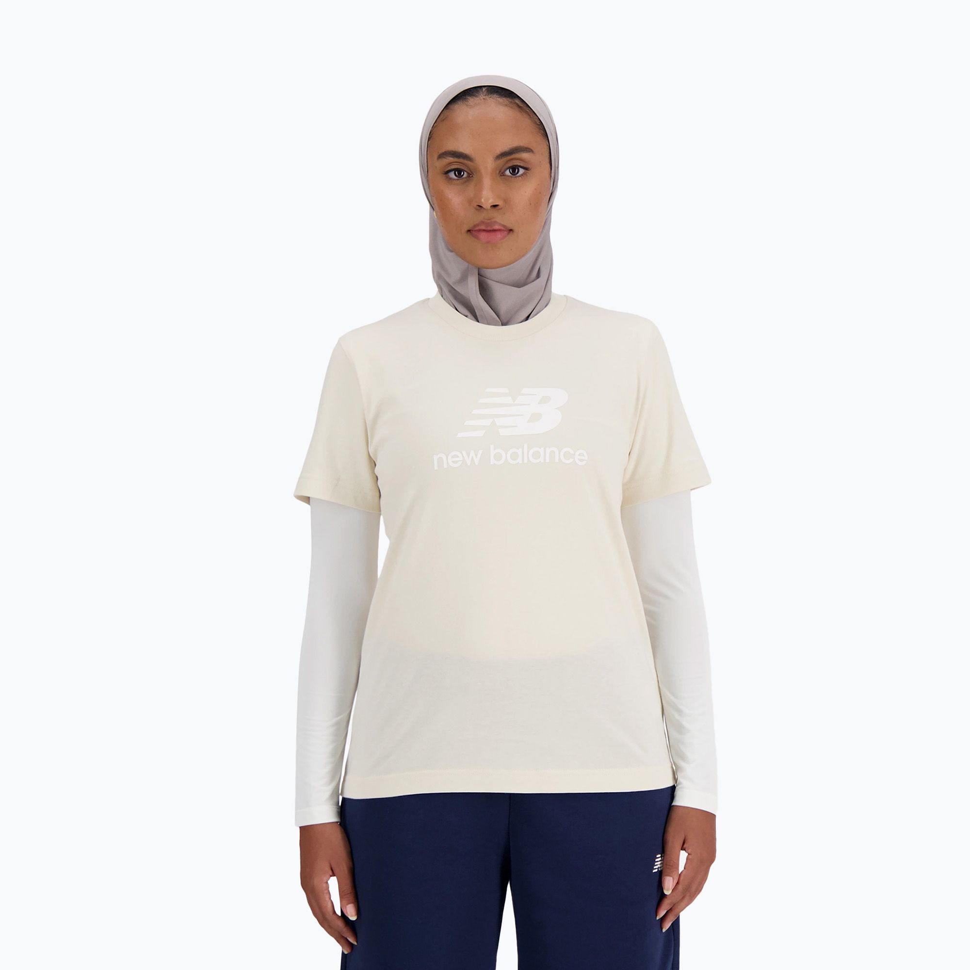 Koszulka damska New Balance Essentials Jersey linen 