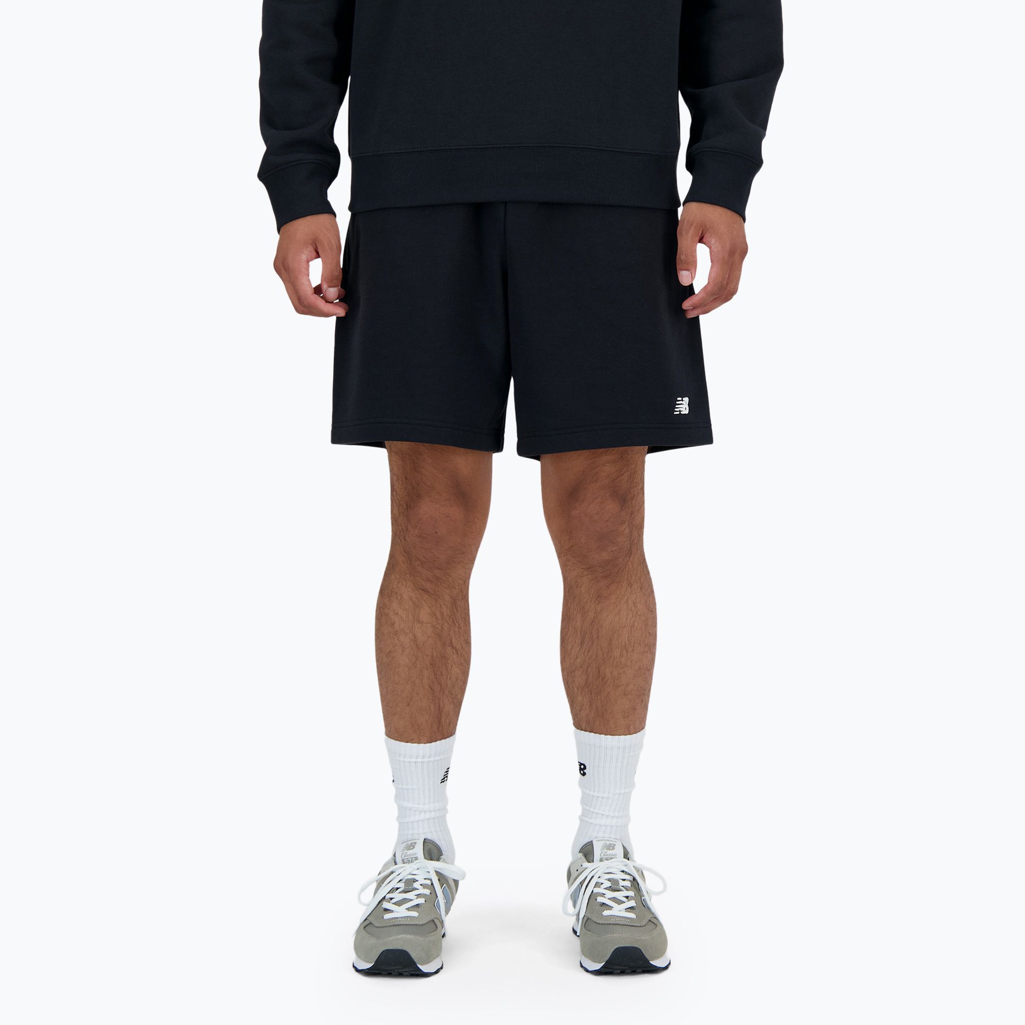 Spodenki męskie New Balance Terry 7 Inch black 